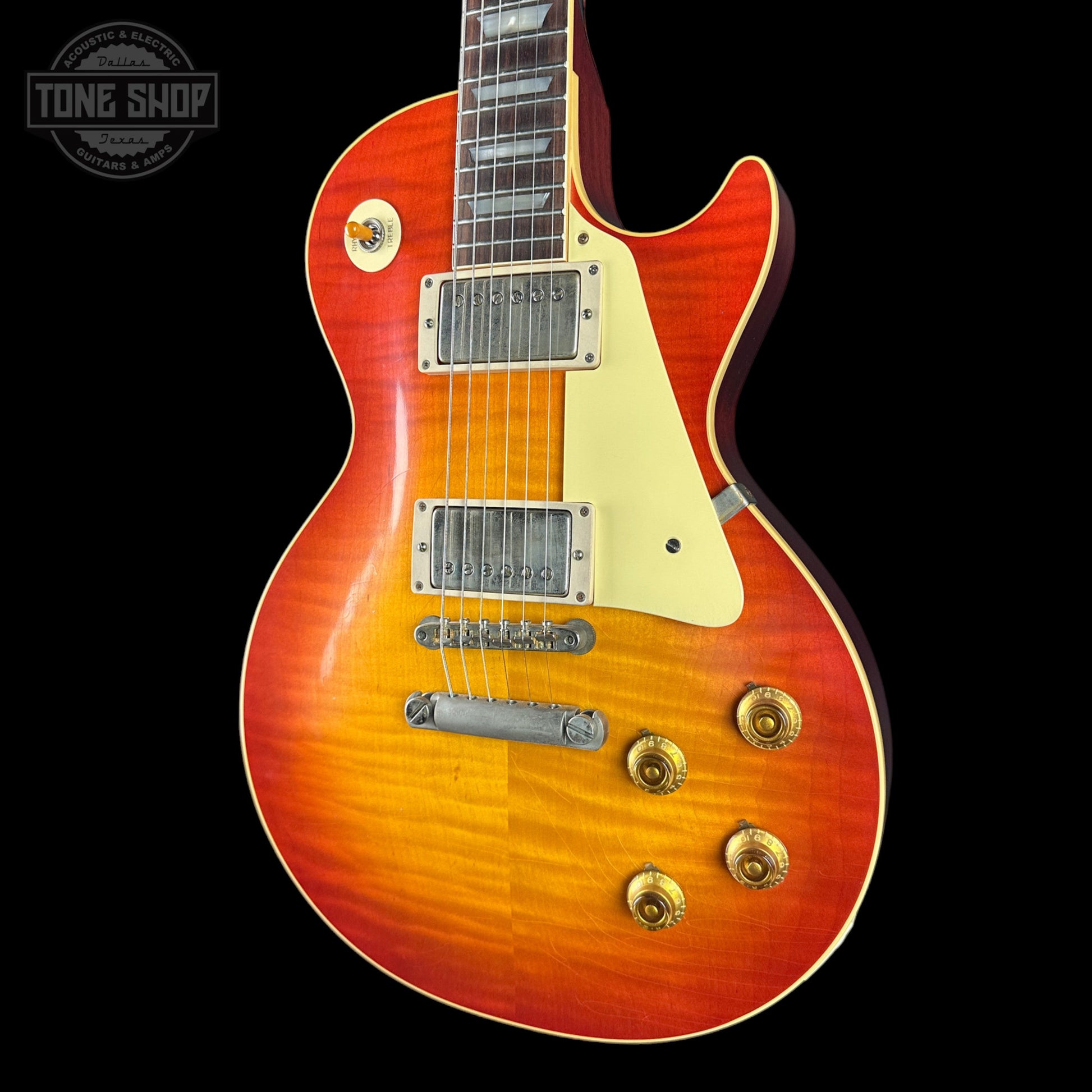Gibson Custom 1959 Les Paul Standard Reissue Ultra Light Aged Sunrise Teaburst w/case 951301