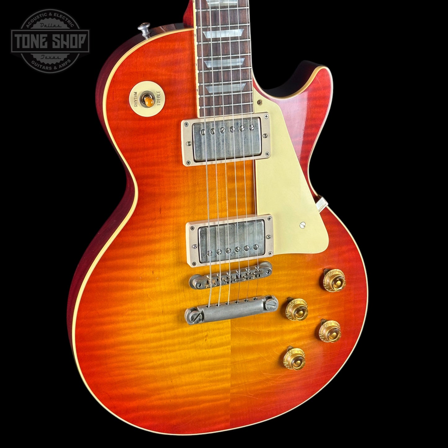 Gibson Custom 1959 Les Paul Standard Reissue Ultra Light Aged Sunrise Teaburst w/case 951301
