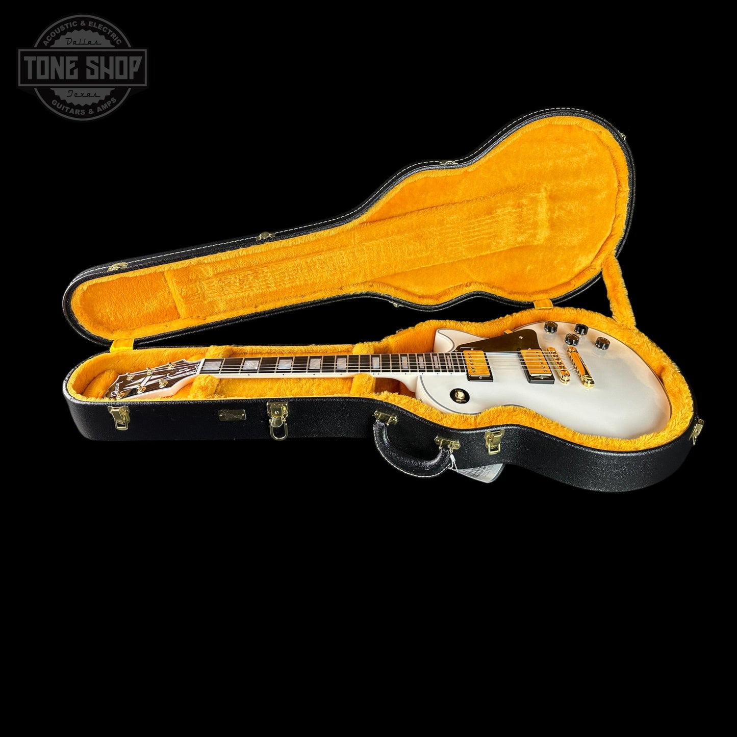 Gibson Custom Les Paul Custom w/ Ebony Fingerboard Gloss Alpine White w/case CS600898