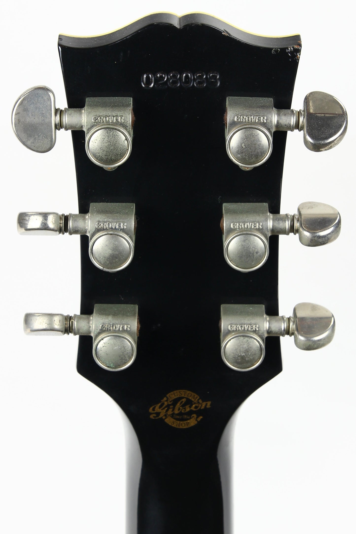 2002 Gibson '68 Les Paul Custom Black Beauty 1968 with Nickel Hardware Electric Guitar