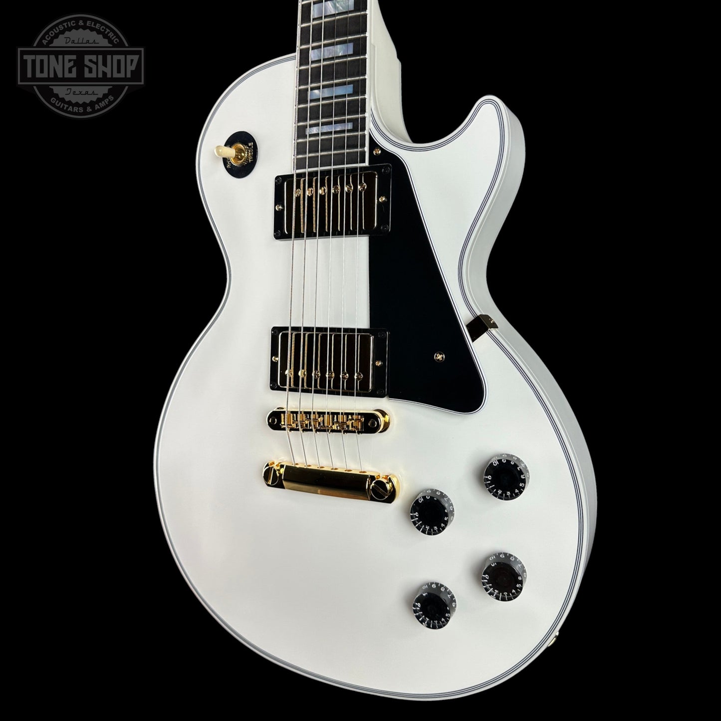 Gibson Custom Les Paul Custom w/ Ebony Fingerboard Gloss Alpine White w/case CS600898