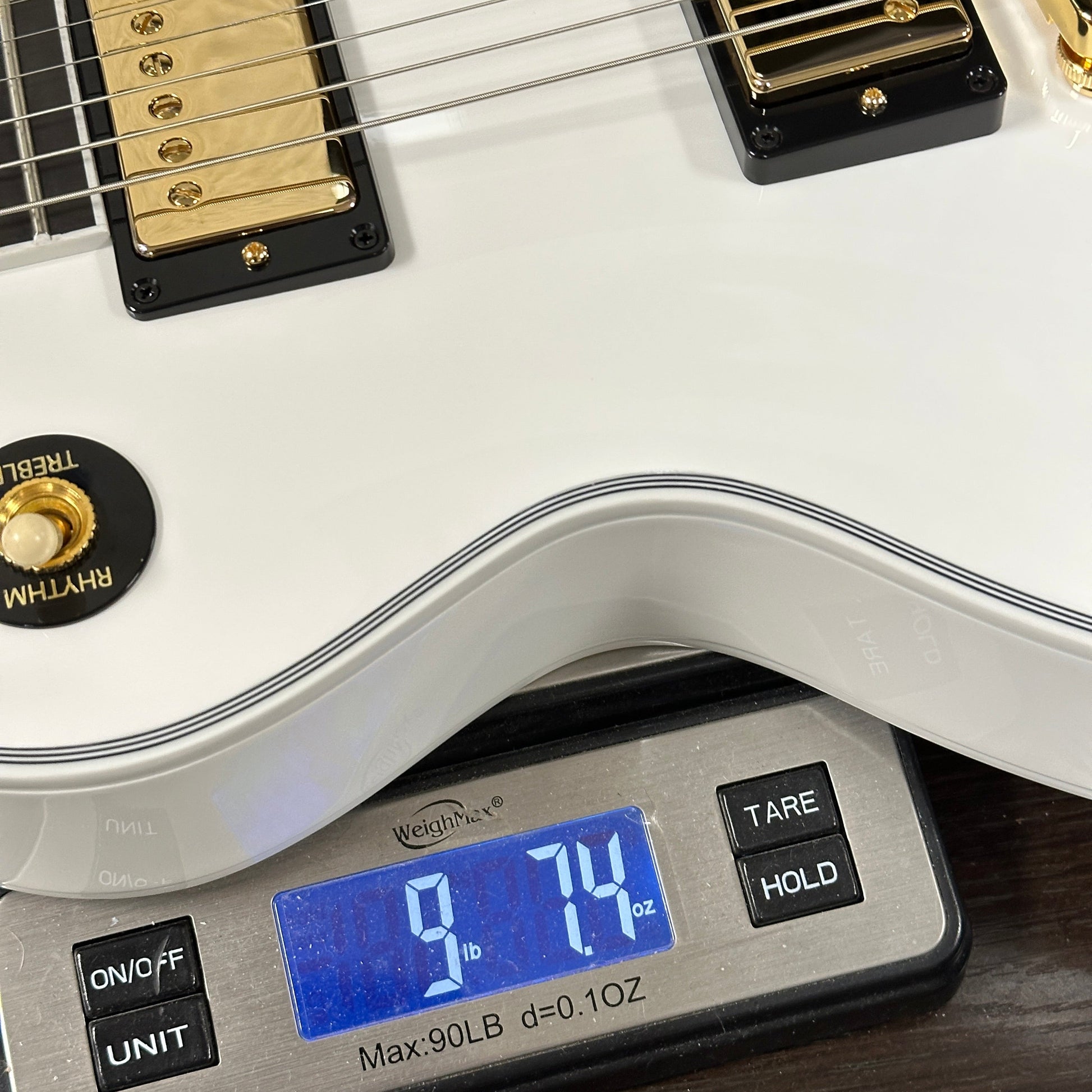 Gibson Custom Les Paul Custom w/ Ebony Fingerboard Gloss Alpine White w/case CS600898