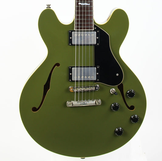 2024 Collings I-35 LC AGED Olive Drab Green | Throbak SLE-101 Plus MXV, Ameritage Case