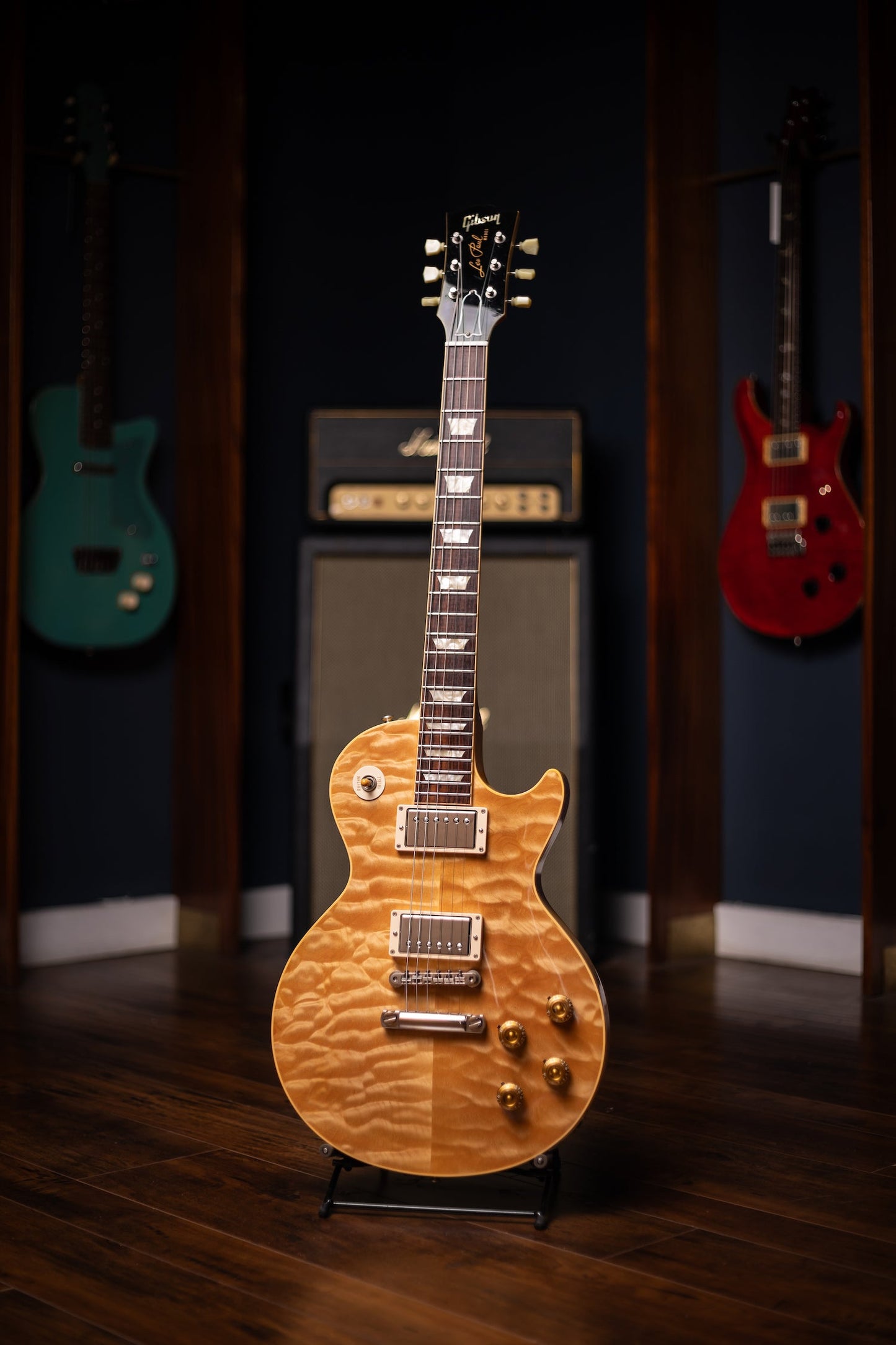 2008 Gibson Custom Shop 1959 Les Paul Reissue Korina Quilt Maple Top Electric Guitar - Natural
