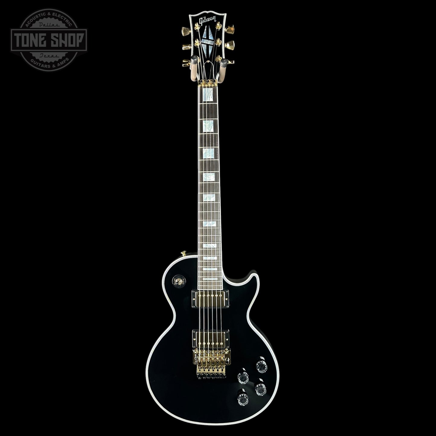 Gibson Custom Les Paul Axcess Custom w/Ebony Fingerboard Floyd Rose Gloss Ebony w/case CS600795