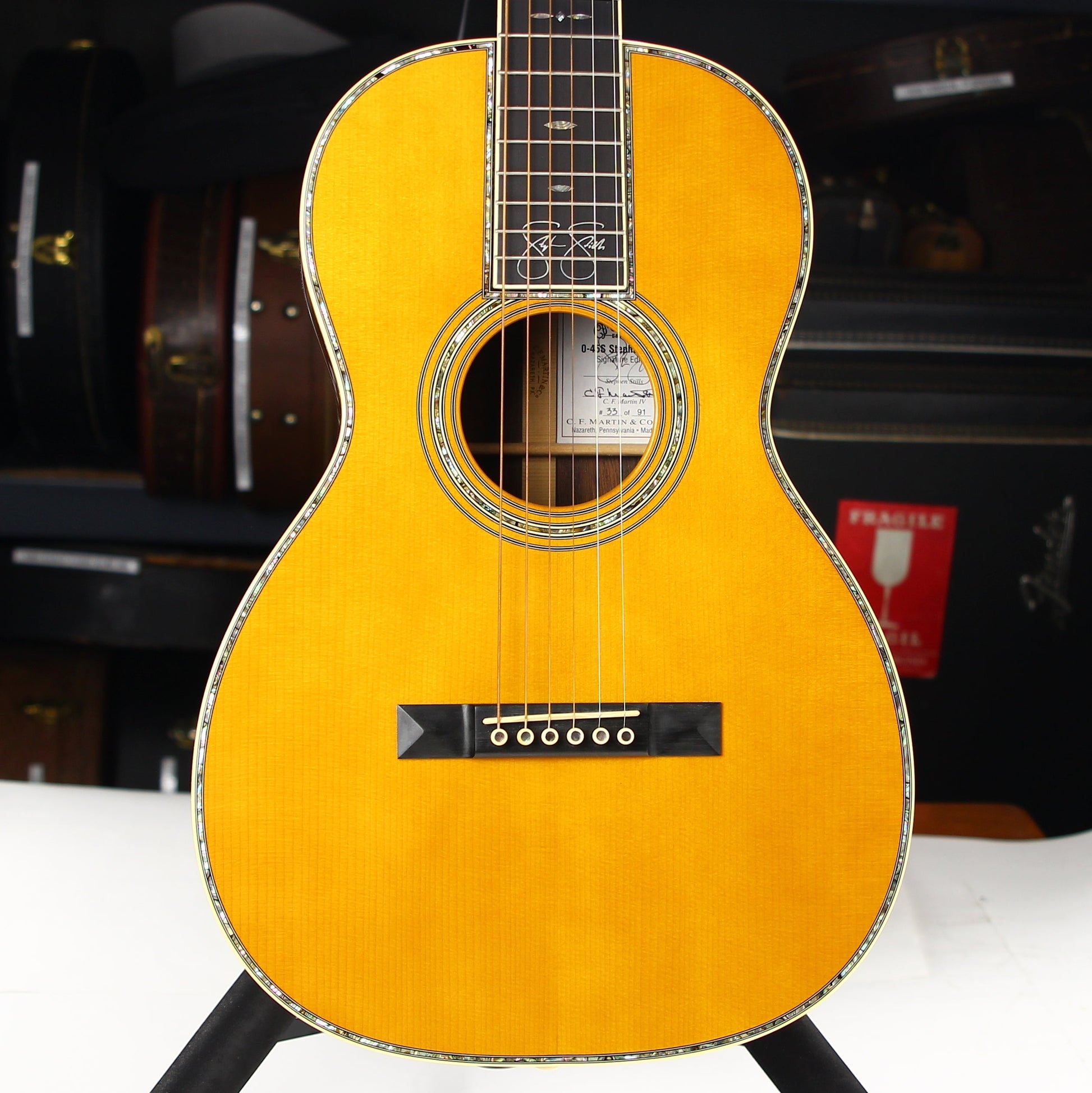 2007 Martin 0-45S STEPHEN STILLS Madagascar Rosewood - Stunning Example, MINT, Adirondack Top, D 000