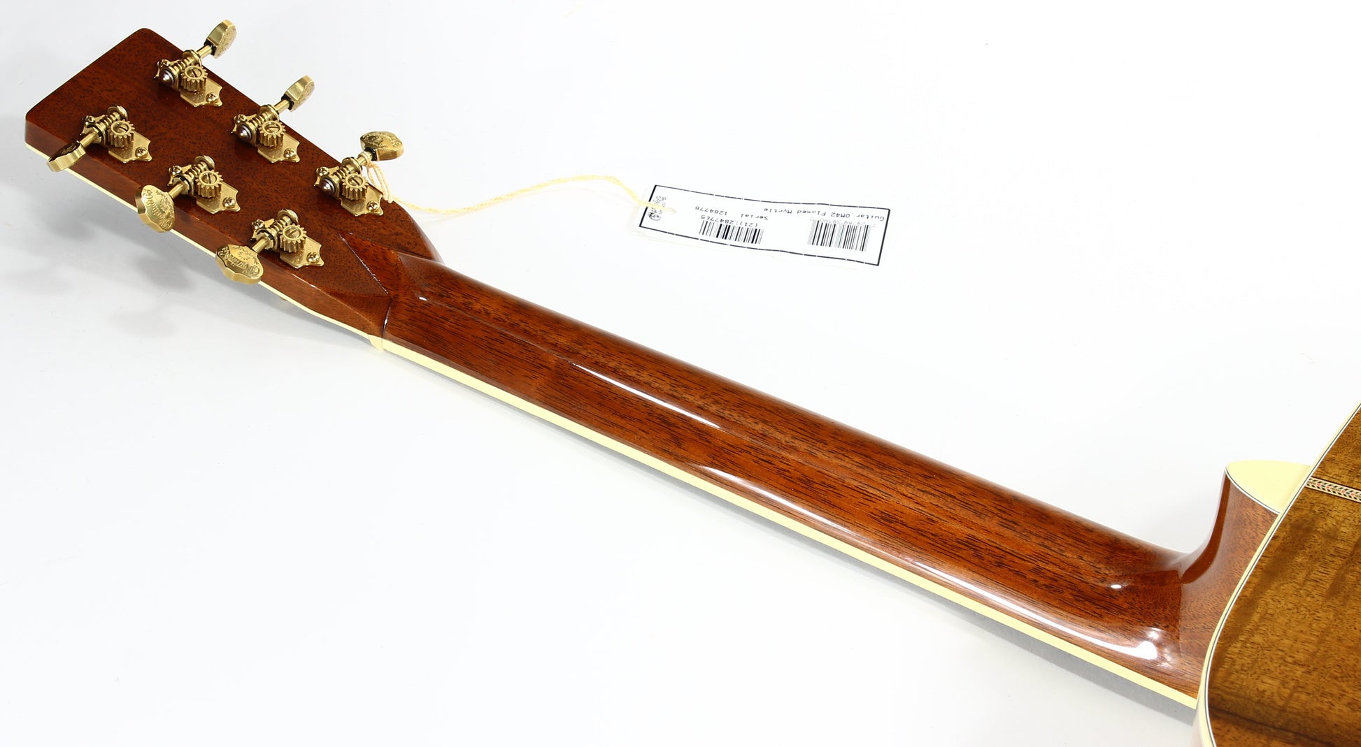 2008 Martin Limited Edition OM-42 Flamed Myrtle - 1 of 24, Engraved Tuners, Aged Toner