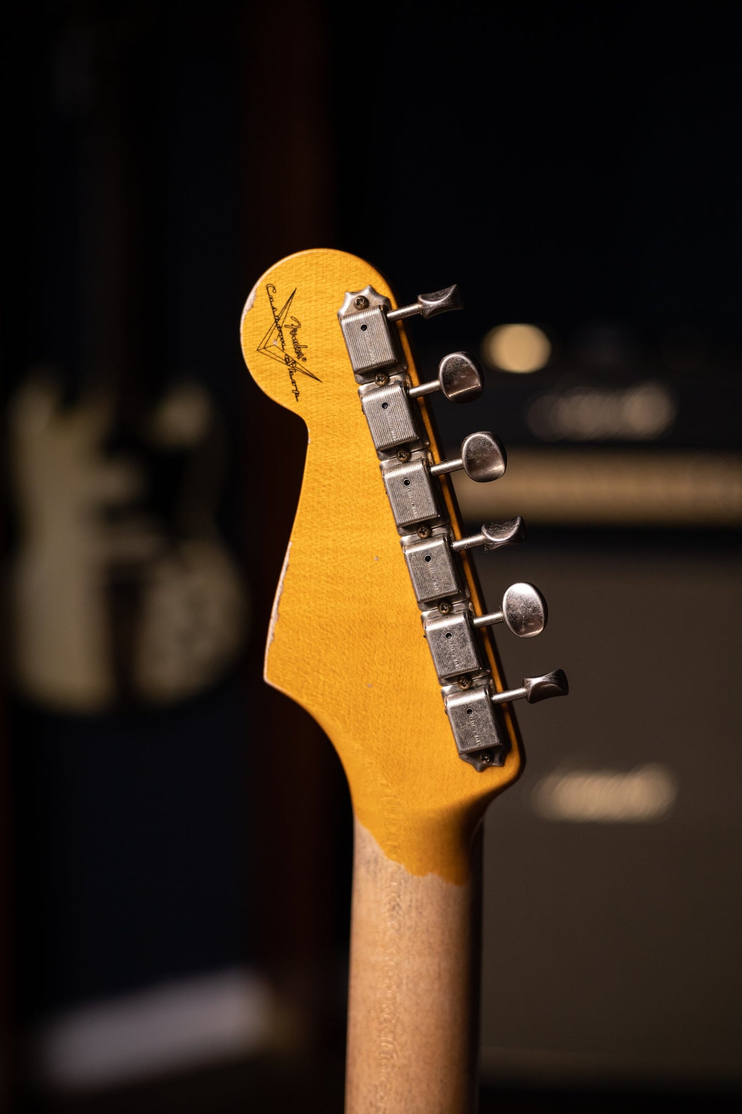 Fender Custom Shop '61 Stratocaster Heavy Relic Electric Guitar - Super Faded Aged Sonic Blue over 3-Color Sunburst