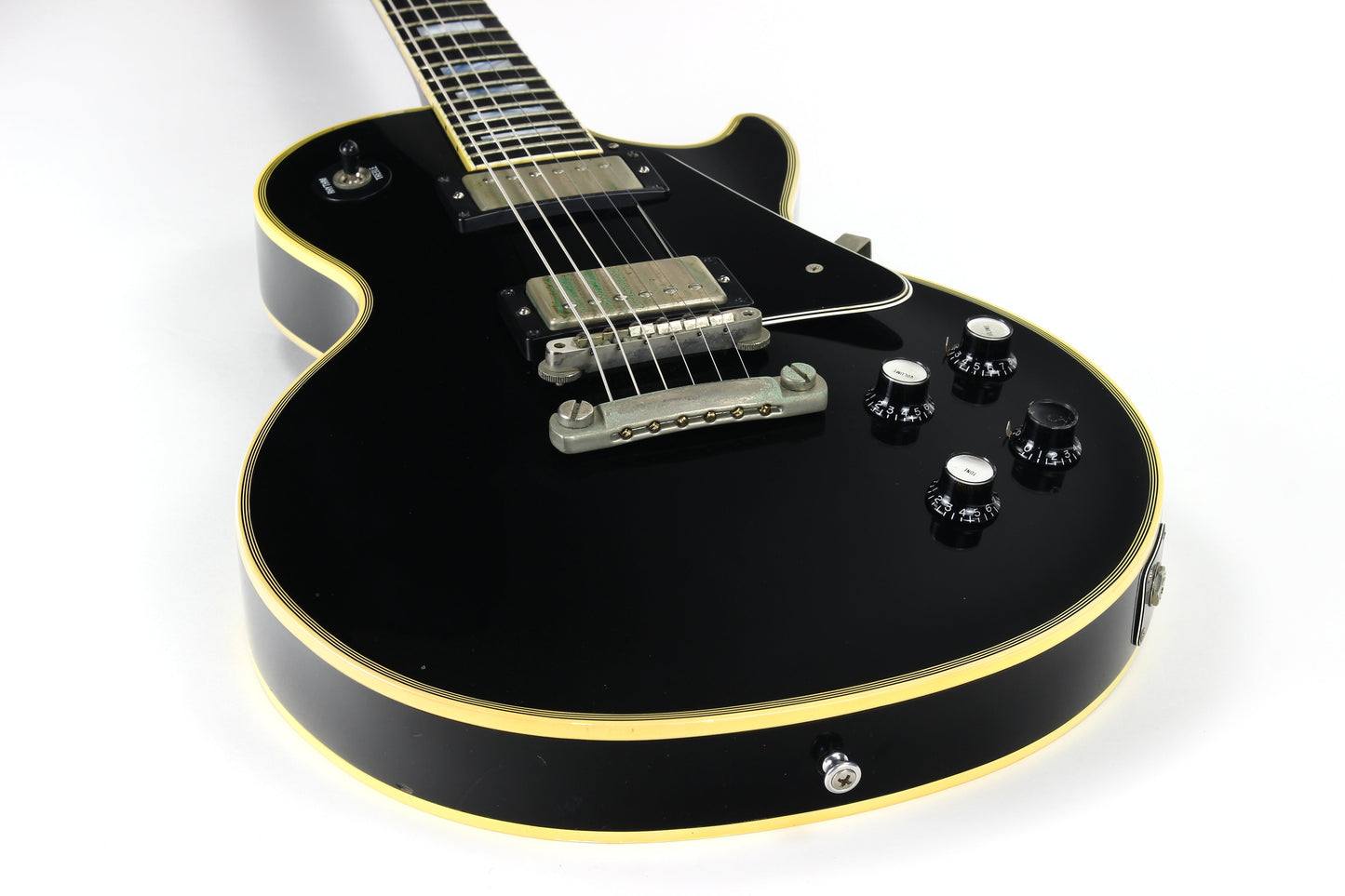 2002 Gibson '68 Les Paul Custom Black Beauty 1968 with Nickel Hardware Electric Guitar