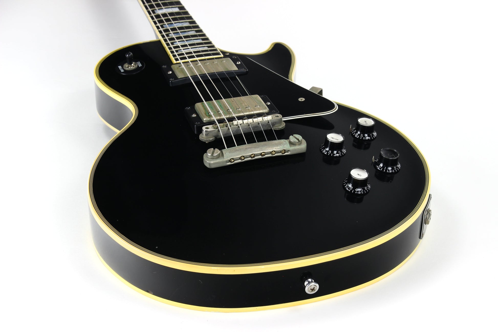 2002 Gibson '68 Les Paul Custom Black Beauty 1968 with Nickel Hardware Electric Guitar