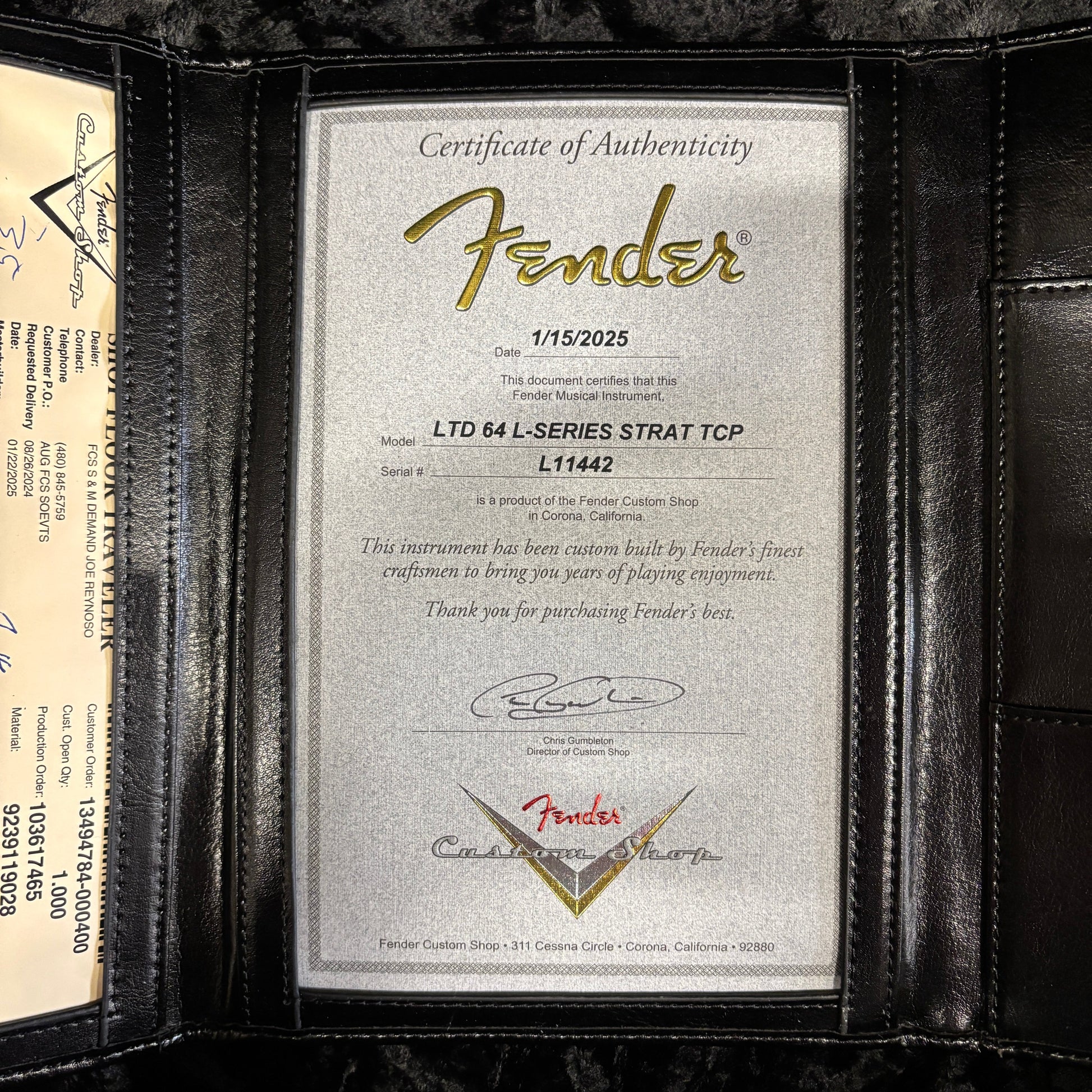 Fender Custom Shop Limited 1964 L-Series Stratocaster Time Capsule - Aged Lake Placid Blue