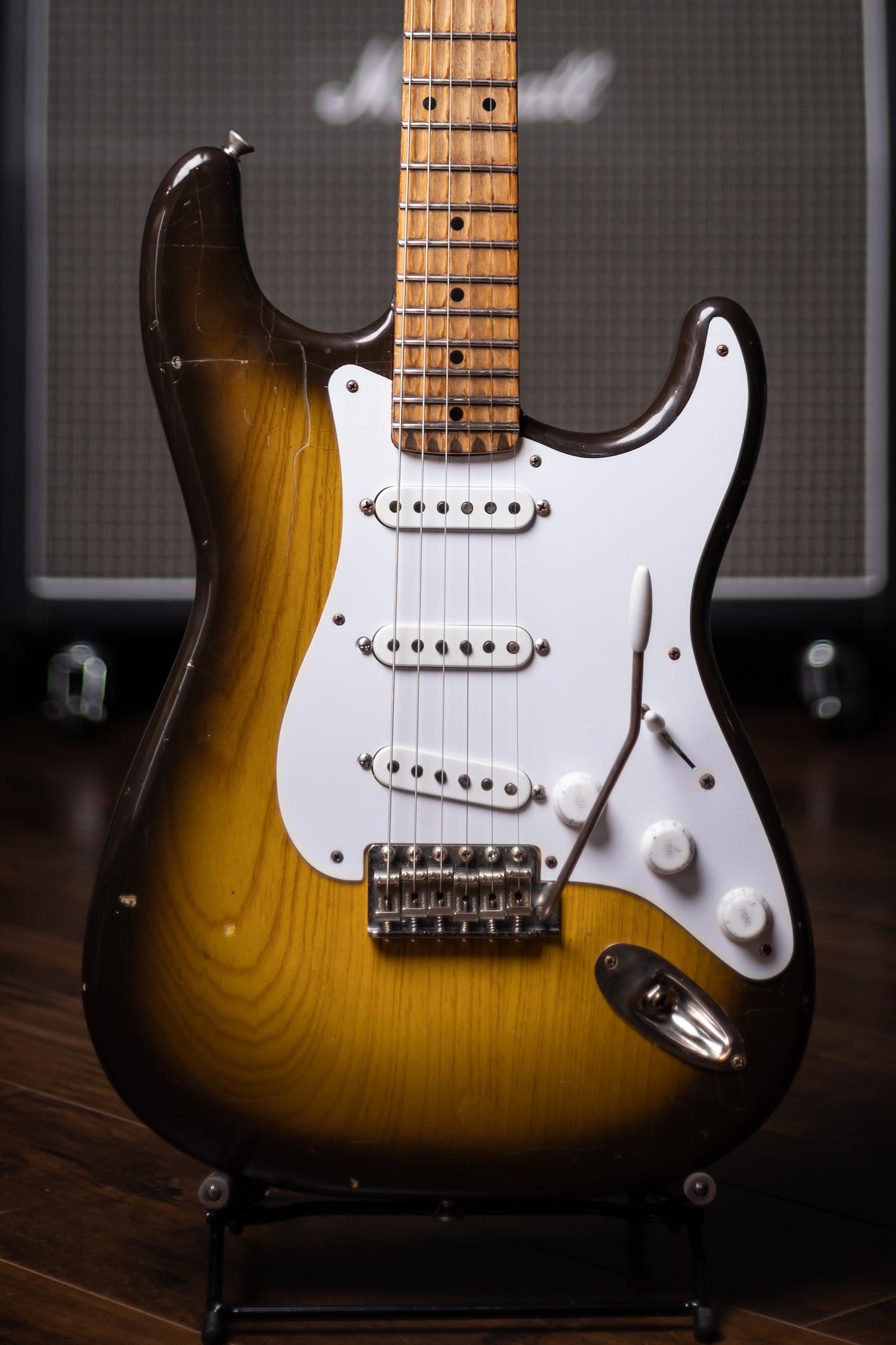 Walt Grace Customs S-Type 1954 Aged Electric Guitar - Sunburst