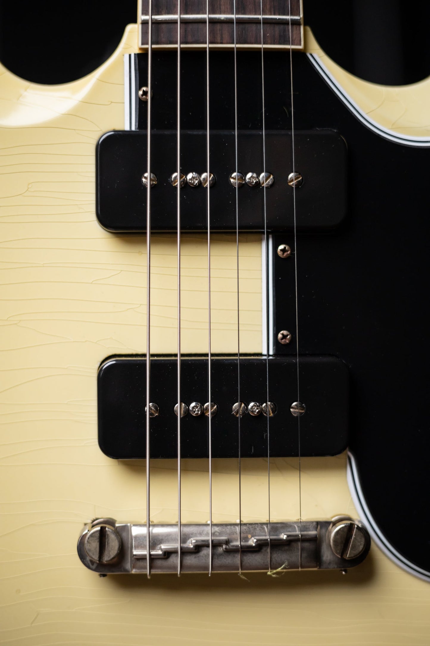 Gibson Custom Shop Murphy Lab SG Special 1963 Reissue Lightning Bar Ultra Light Aged Electric Guitar - Classic White