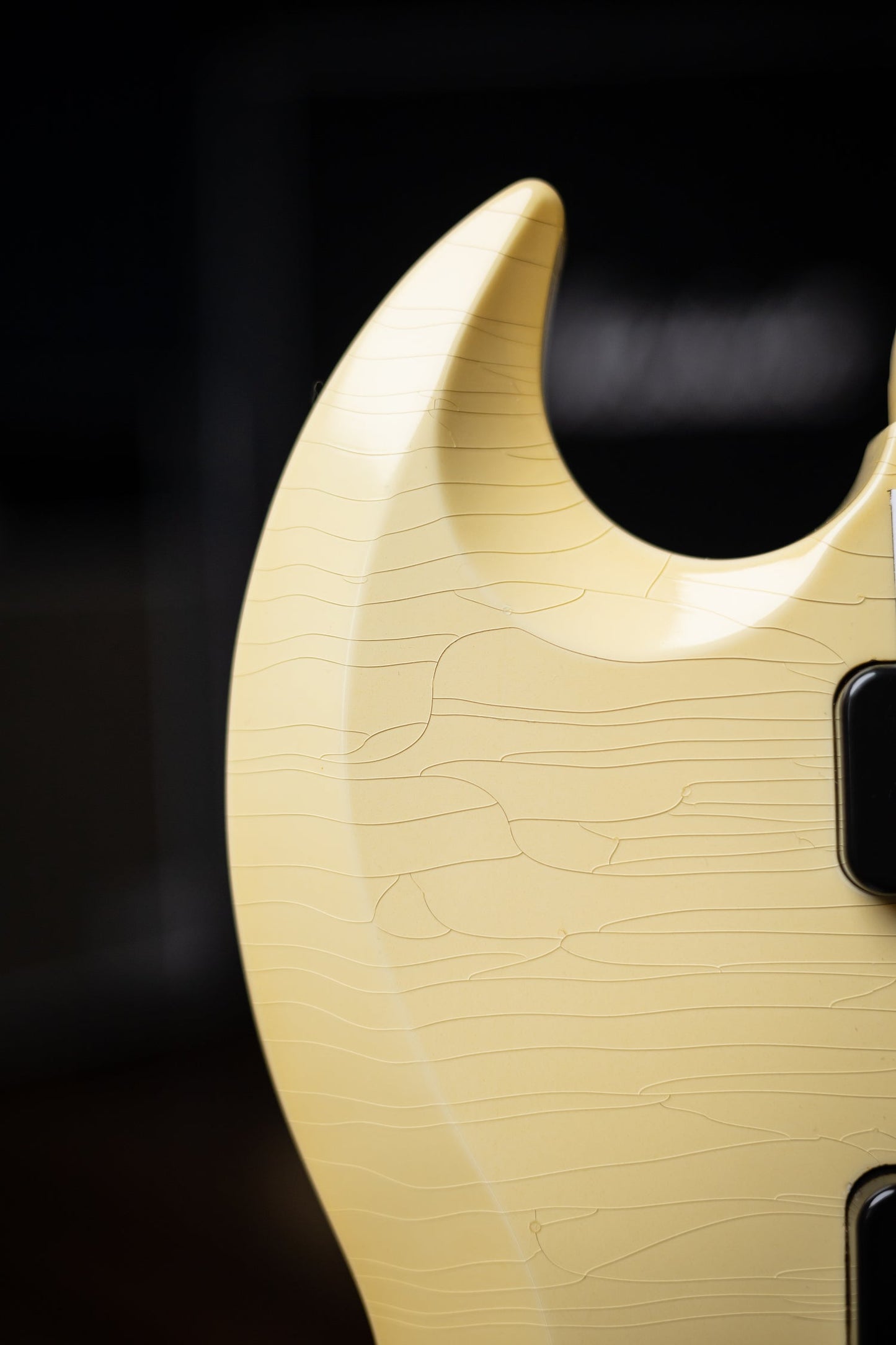 Gibson Custom Shop Murphy Lab SG Special 1963 Reissue Lightning Bar Ultra Light Aged Electric Guitar - Classic White