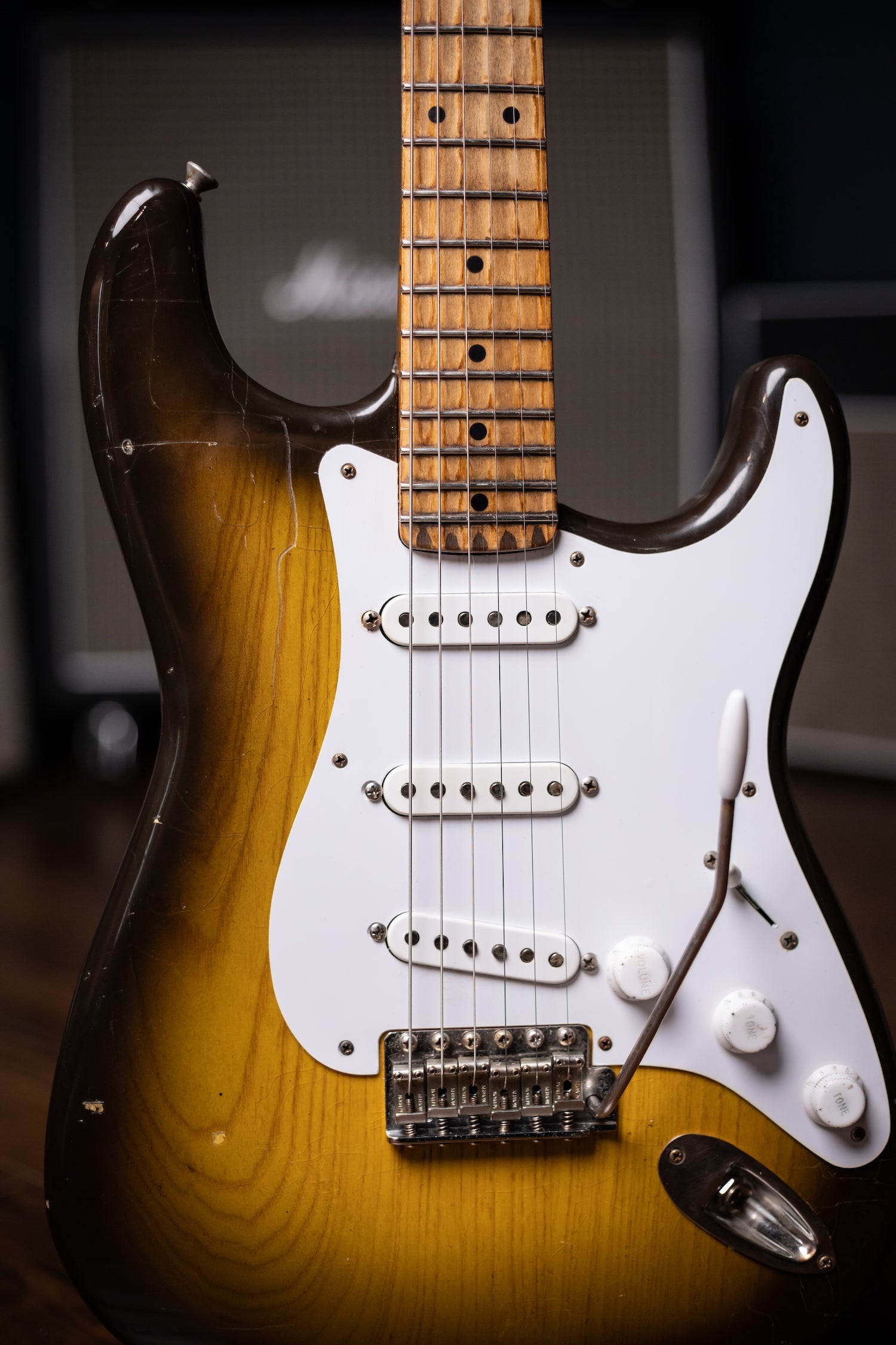 Walt Grace Customs S-Type 1954 Aged Electric Guitar - Sunburst