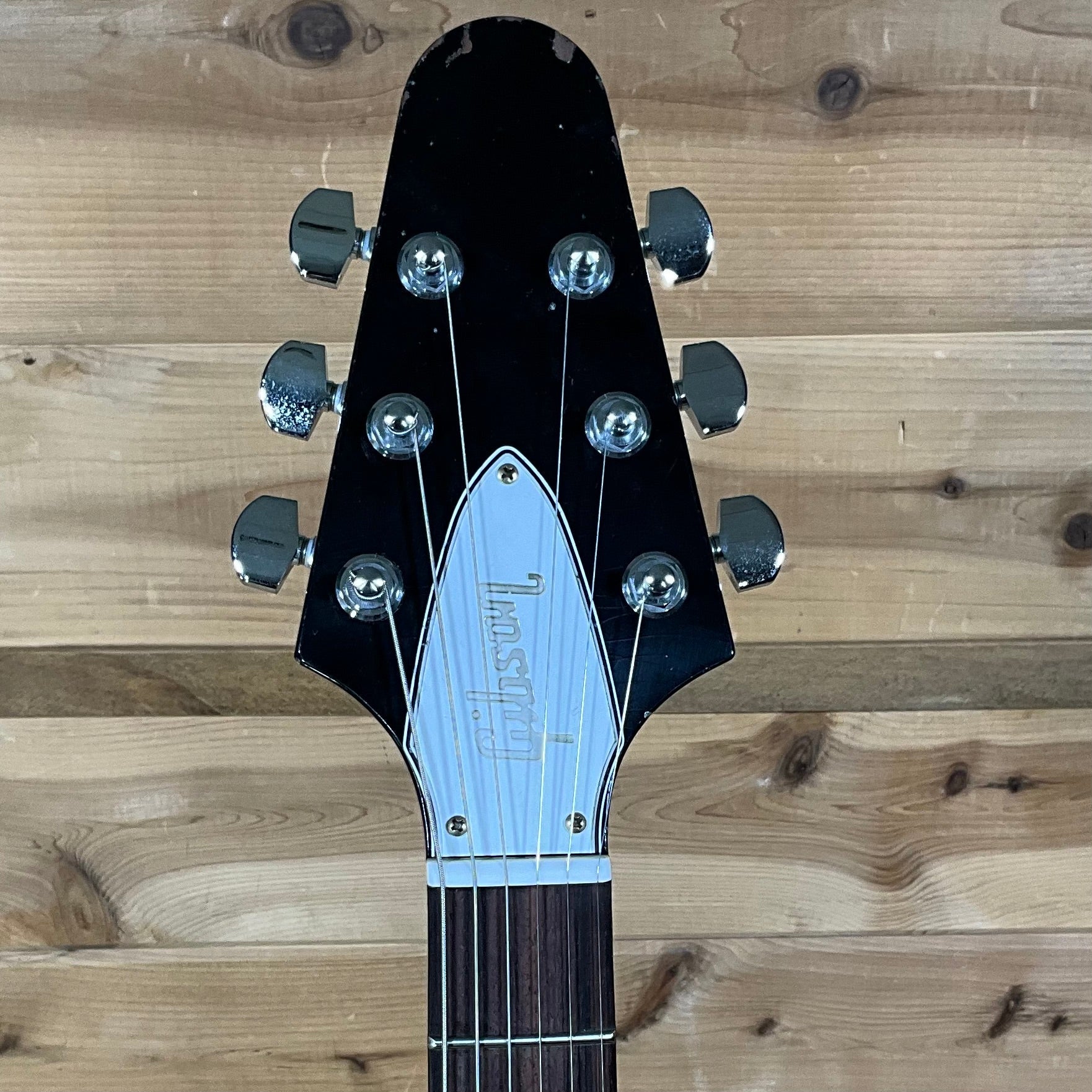 Gibson Custom Shop Murphy Lab 1979 Kirk Hammett Flying V Replica Aged Electric Guitar - Ebony