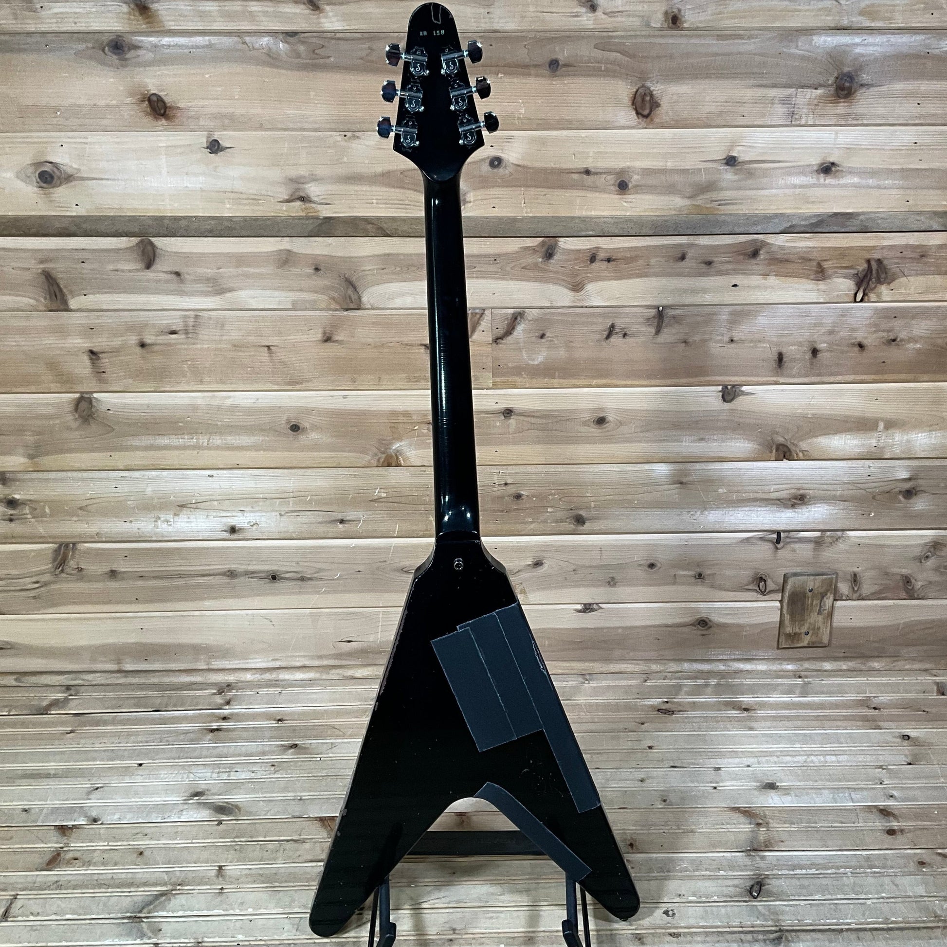 Gibson Custom Shop Murphy Lab 1979 Kirk Hammett Flying V Replica Aged Electric Guitar - Ebony