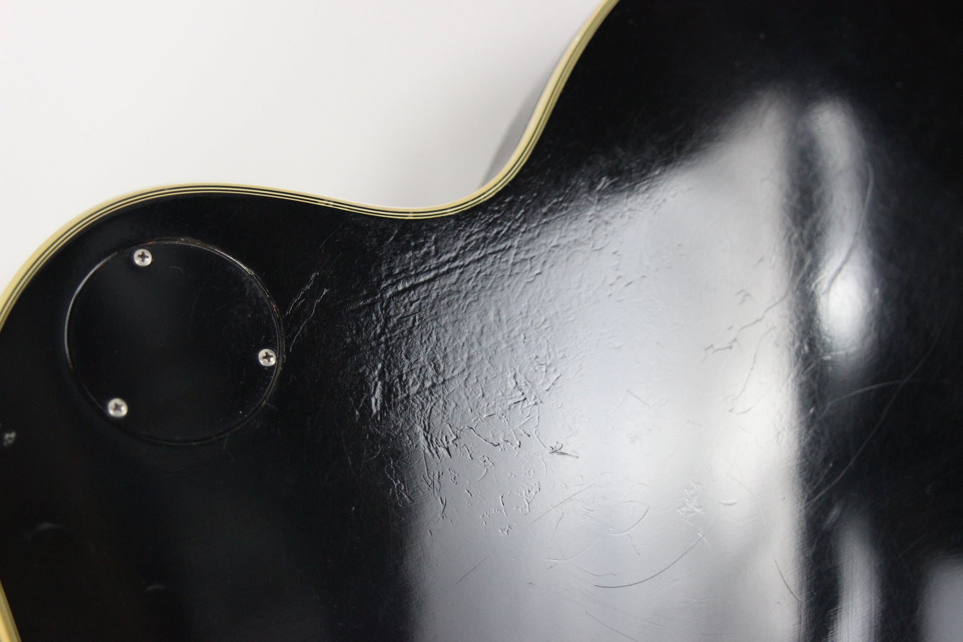 2002 Gibson '68 Les Paul Custom Black Beauty 1968 with Nickel Hardware Electric Guitar