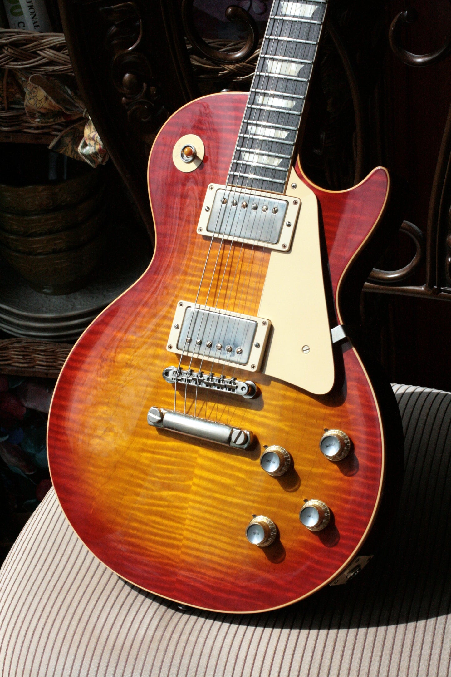 2019 Gibson 1960 Les Paul Historic '60 Reissue R0 Custom Shop Washed Cherry Sunburst