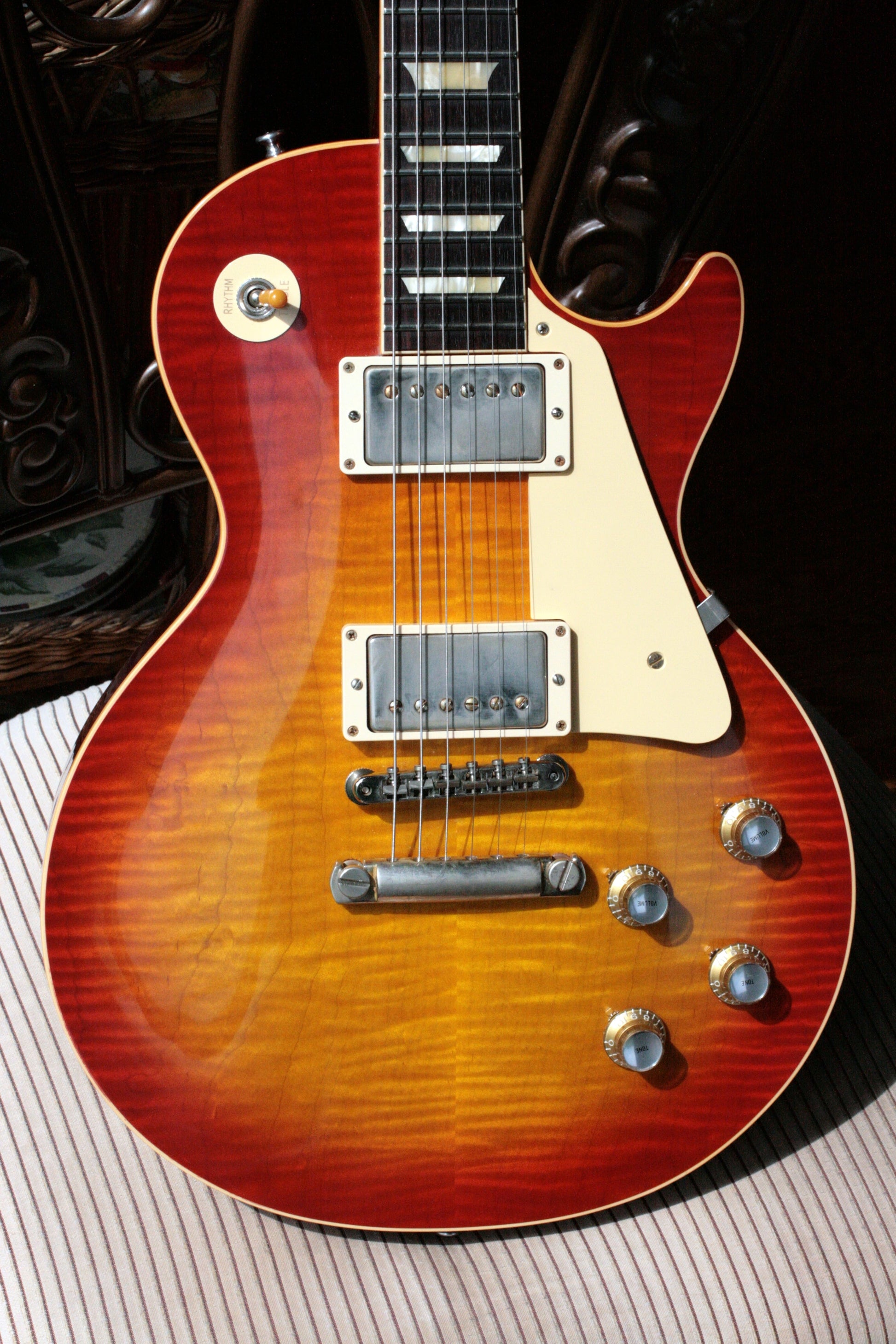 2019 Gibson 1960 Les Paul Historic '60 Reissue R0 Custom Shop Washed Cherry Sunburst
