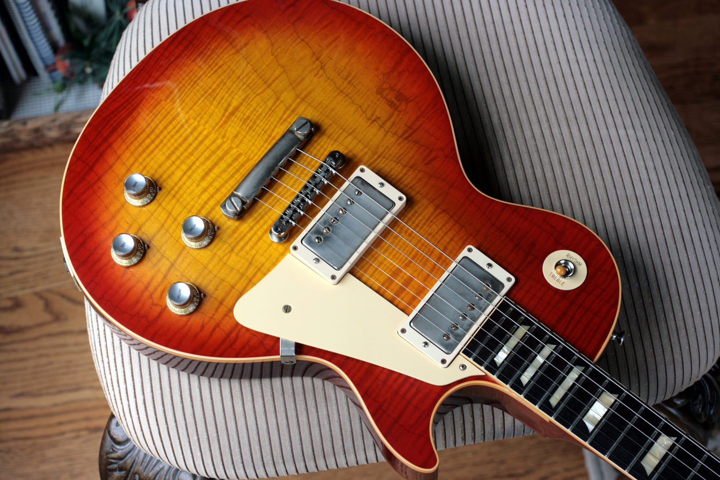 2019 Gibson 1960 Les Paul Historic '60 Reissue R0 Custom Shop Washed Cherry Sunburst