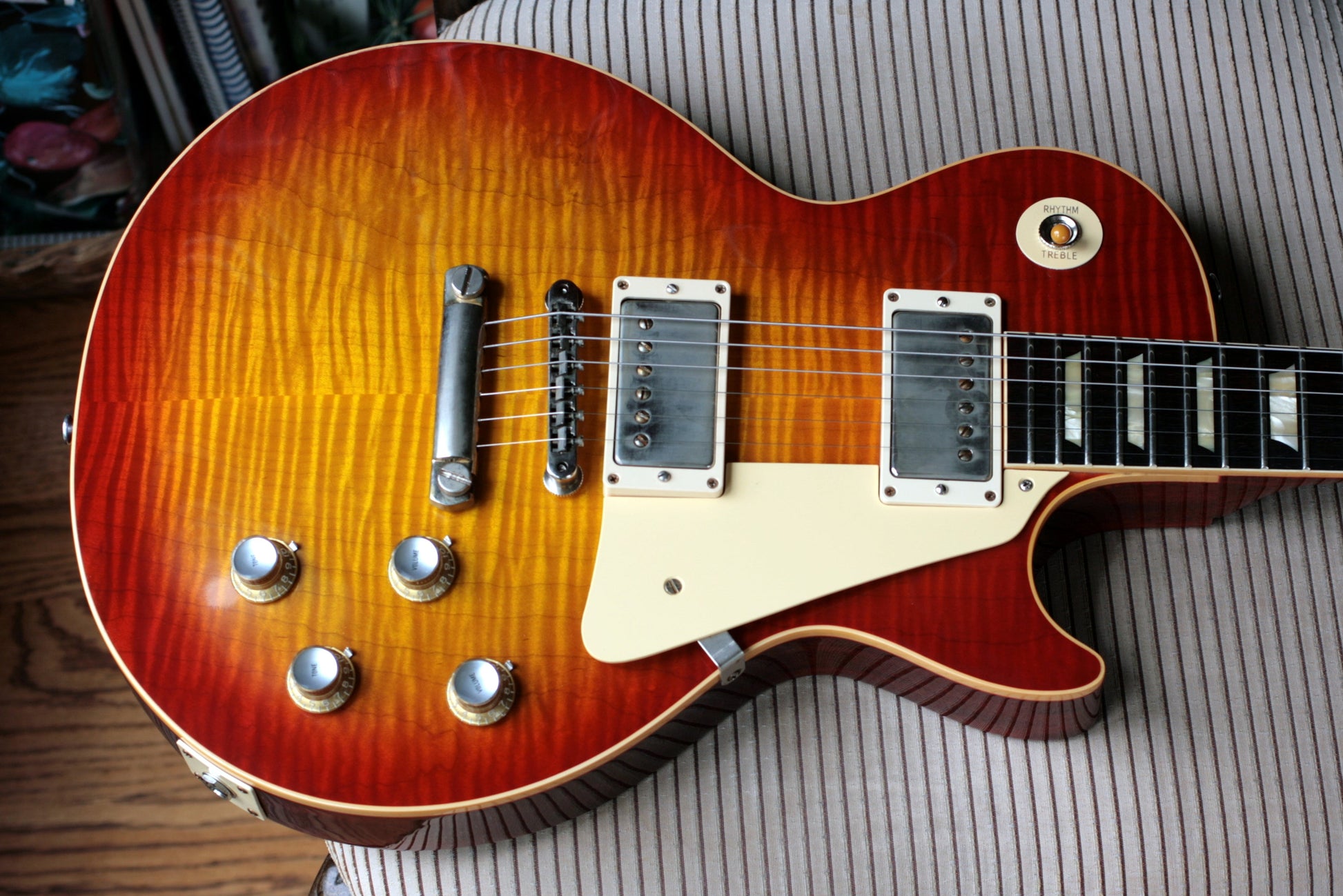 2019 Gibson 1960 Les Paul Historic '60 Reissue R0 Custom Shop Washed Cherry Sunburst