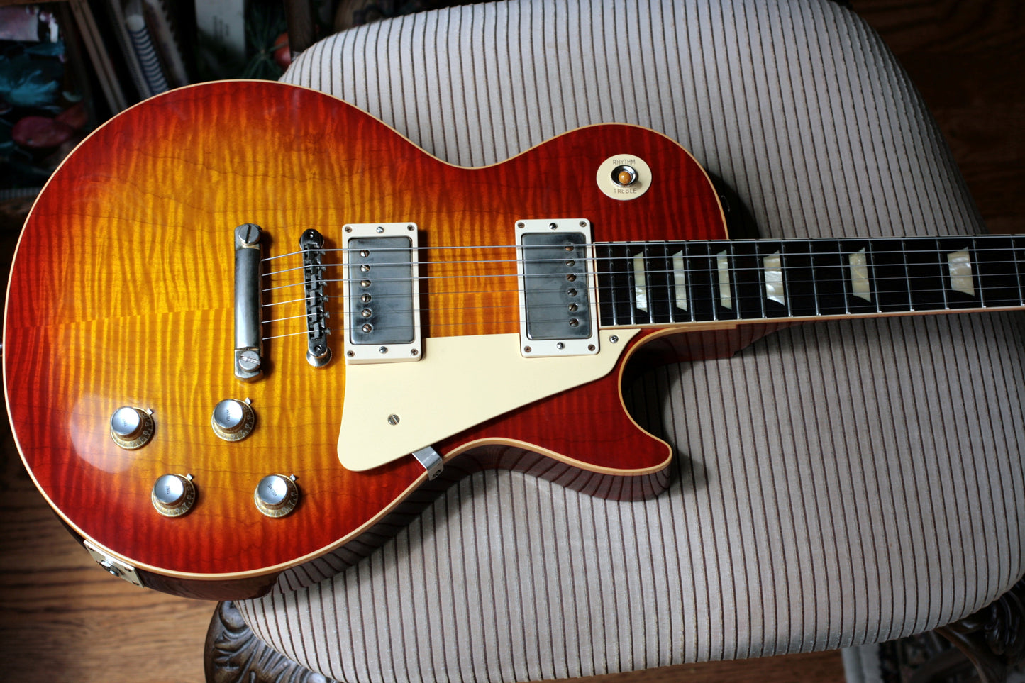 2019 Gibson 1960 Les Paul Historic '60 Reissue R0 Custom Shop Washed Cherry Sunburst