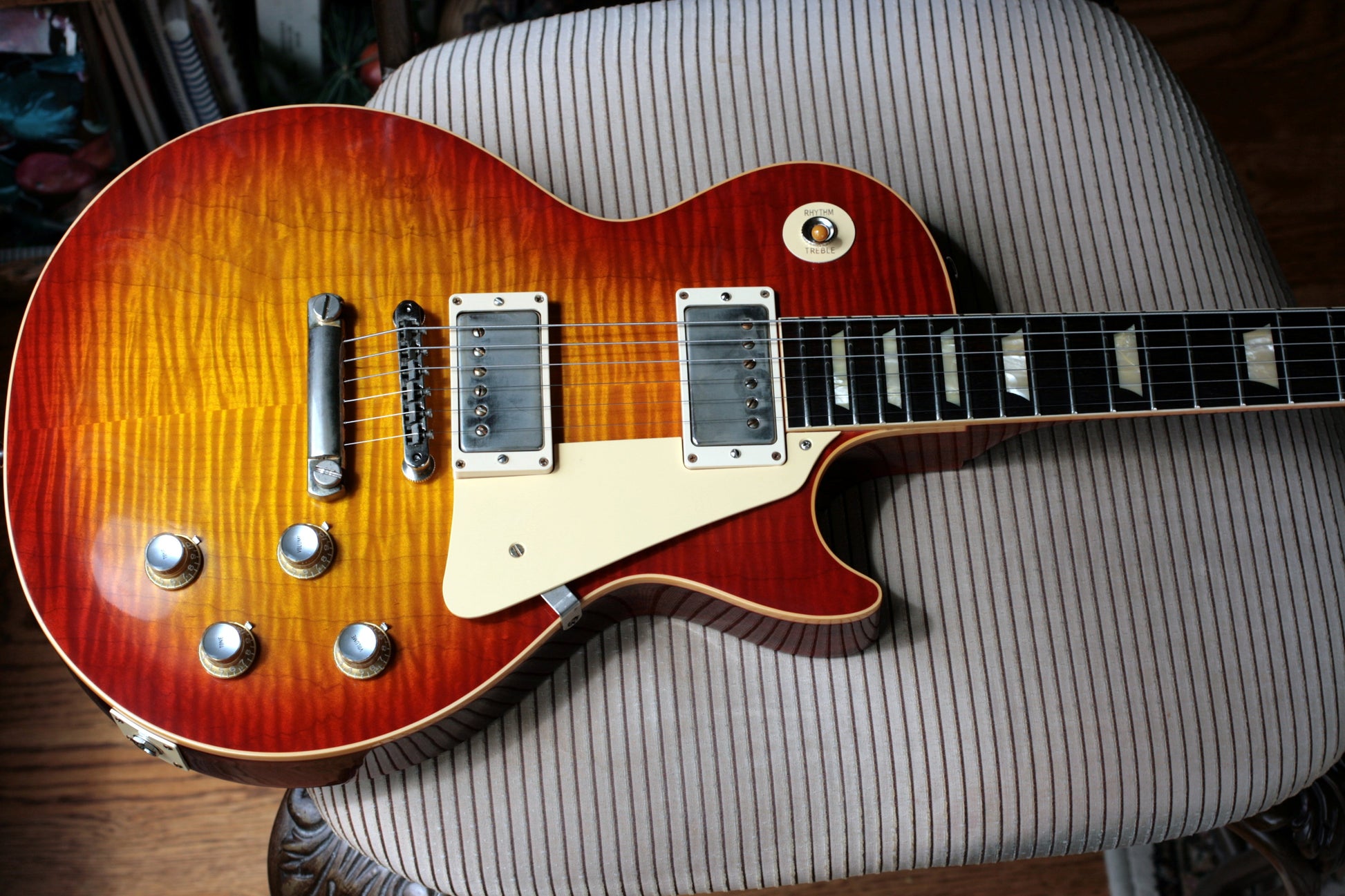 2019 Gibson 1960 Les Paul Historic '60 Reissue R0 Custom Shop Washed Cherry Sunburst