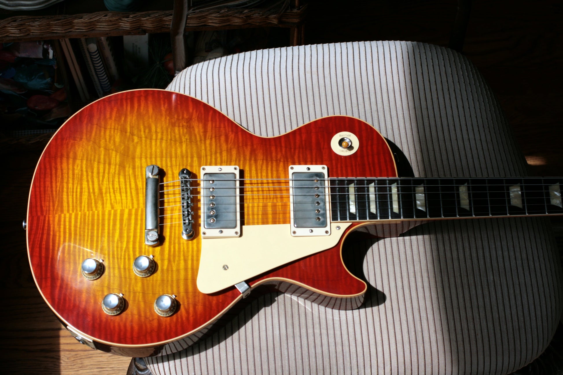 2019 Gibson 1960 Les Paul Historic '60 Reissue R0 Custom Shop Washed Cherry Sunburst