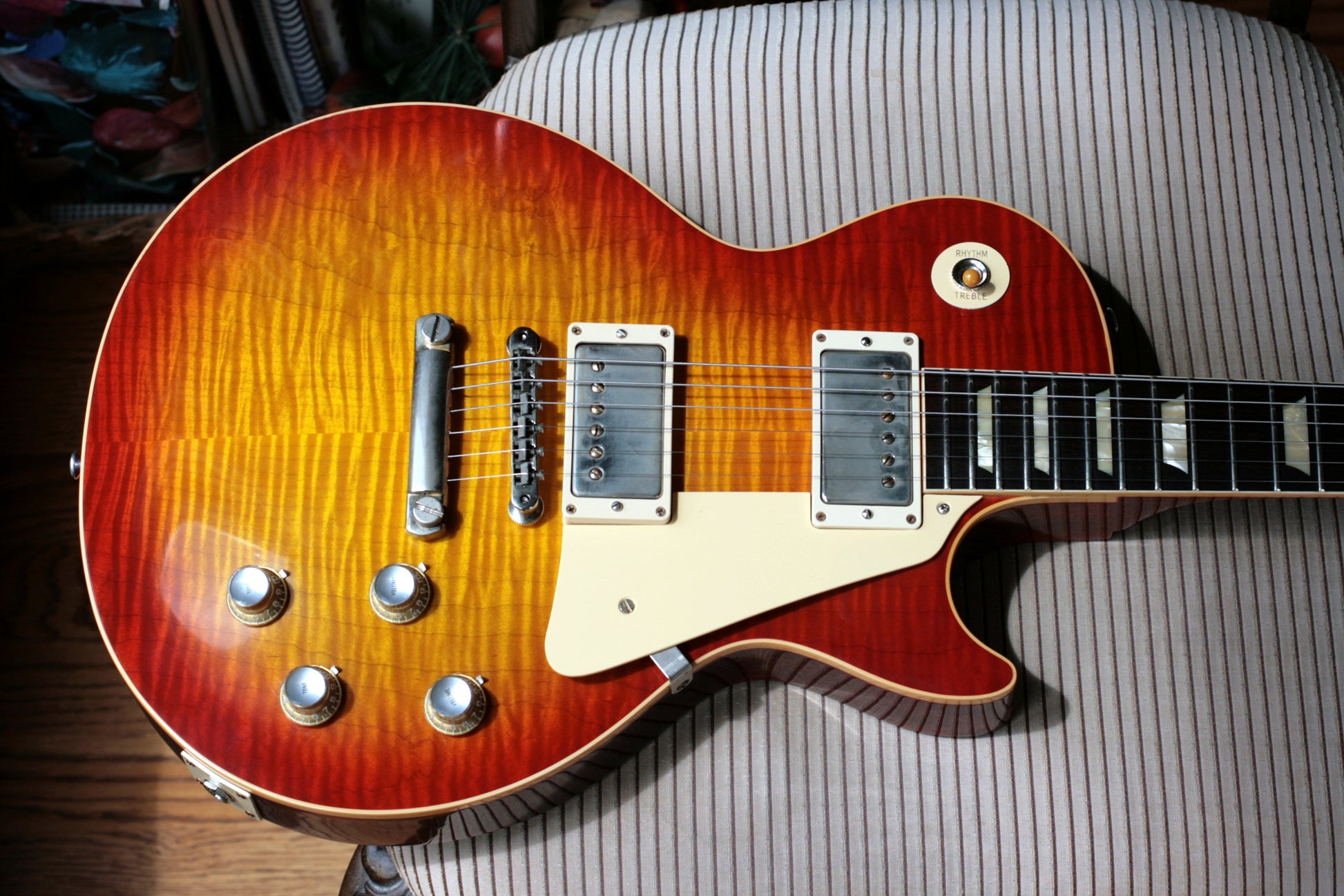 2019 Gibson 1960 Les Paul Historic '60 Reissue R0 Custom Shop Washed Cherry Sunburst