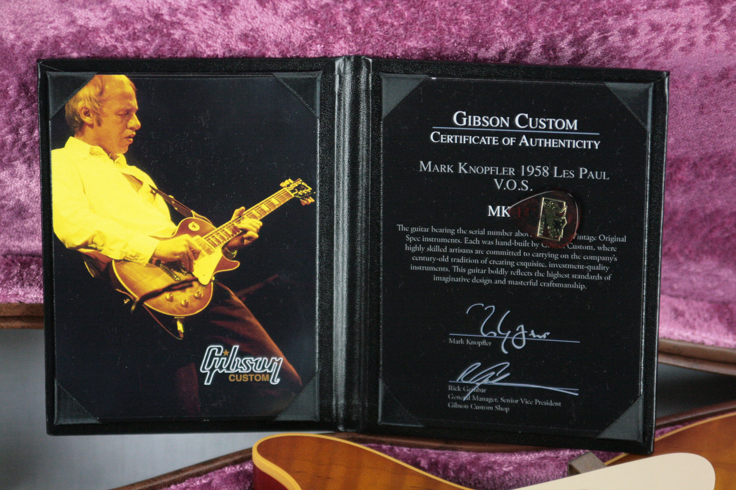 FLAMETOP 1958 Gibson Mark Knopfler VOS Les Paul Custom Shop Historic 58 R8 Lightweight! THE BEST!
