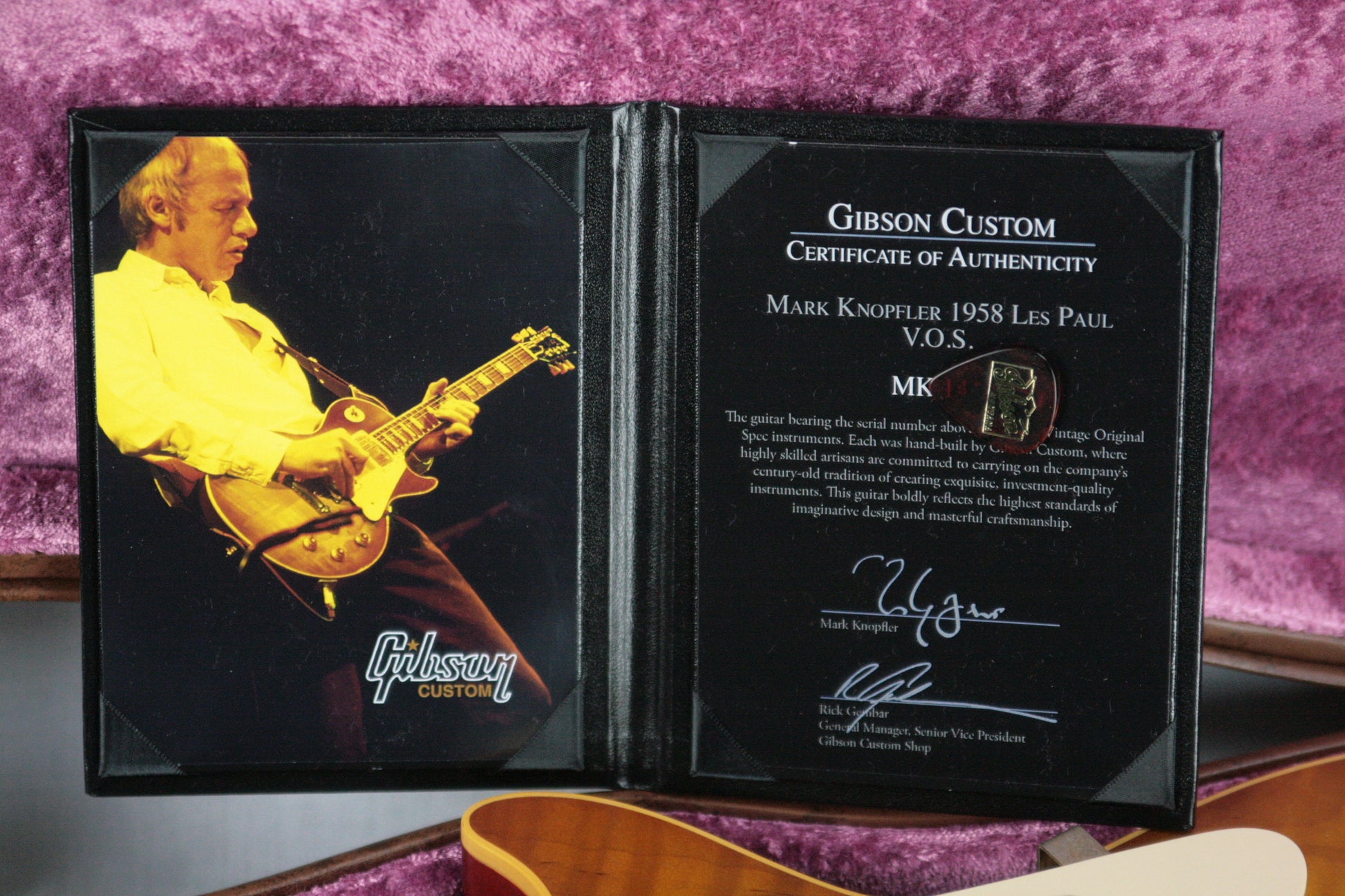 FLAMETOP 1958 Gibson Mark Knopfler VOS Les Paul Custom Shop Historic 58 R8 Lightweight! THE BEST!