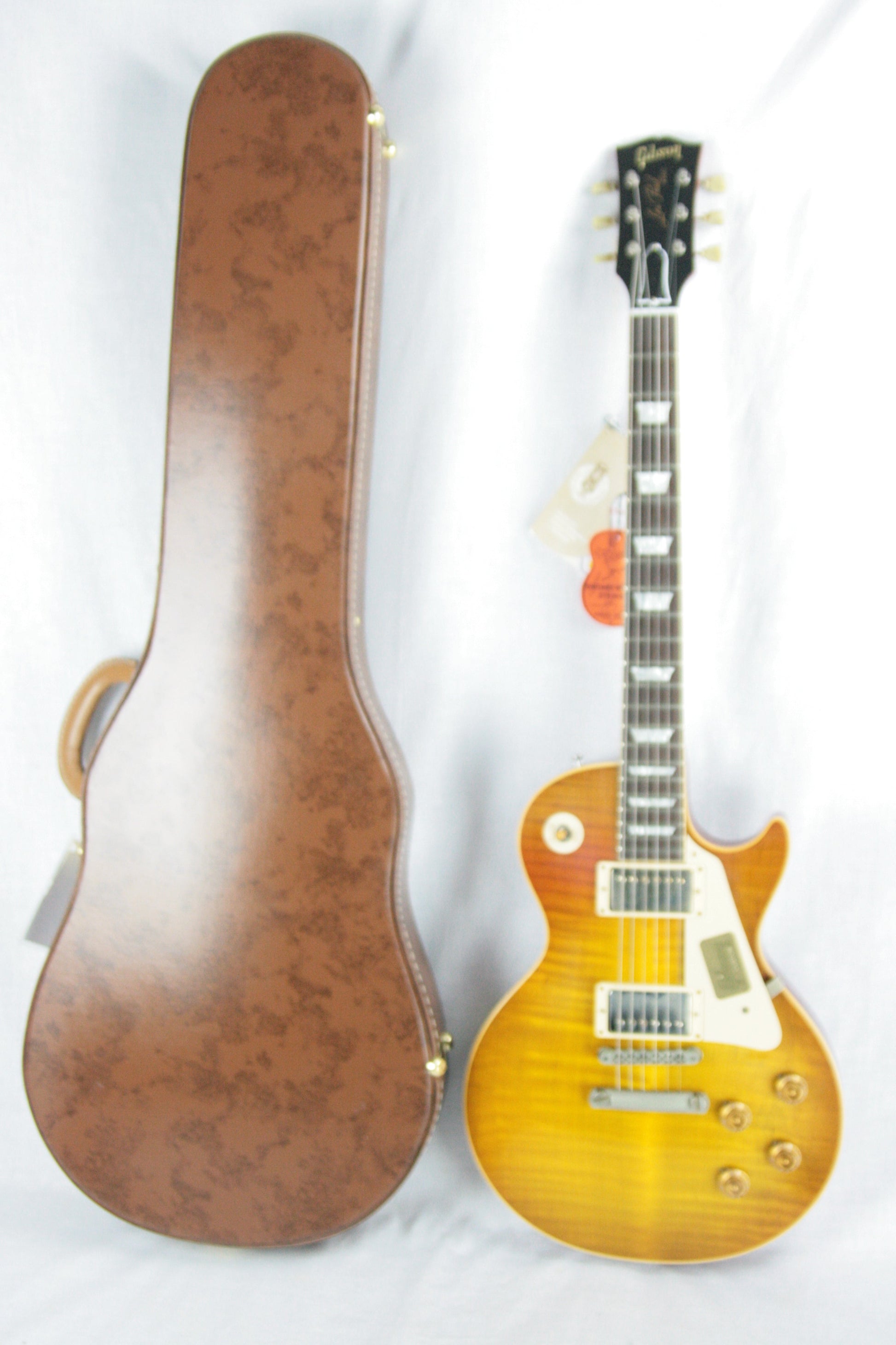FLAMETOP 1958 Gibson Mark Knopfler VOS Les Paul Custom Shop Historic 58 R8 Lightweight! THE BEST!