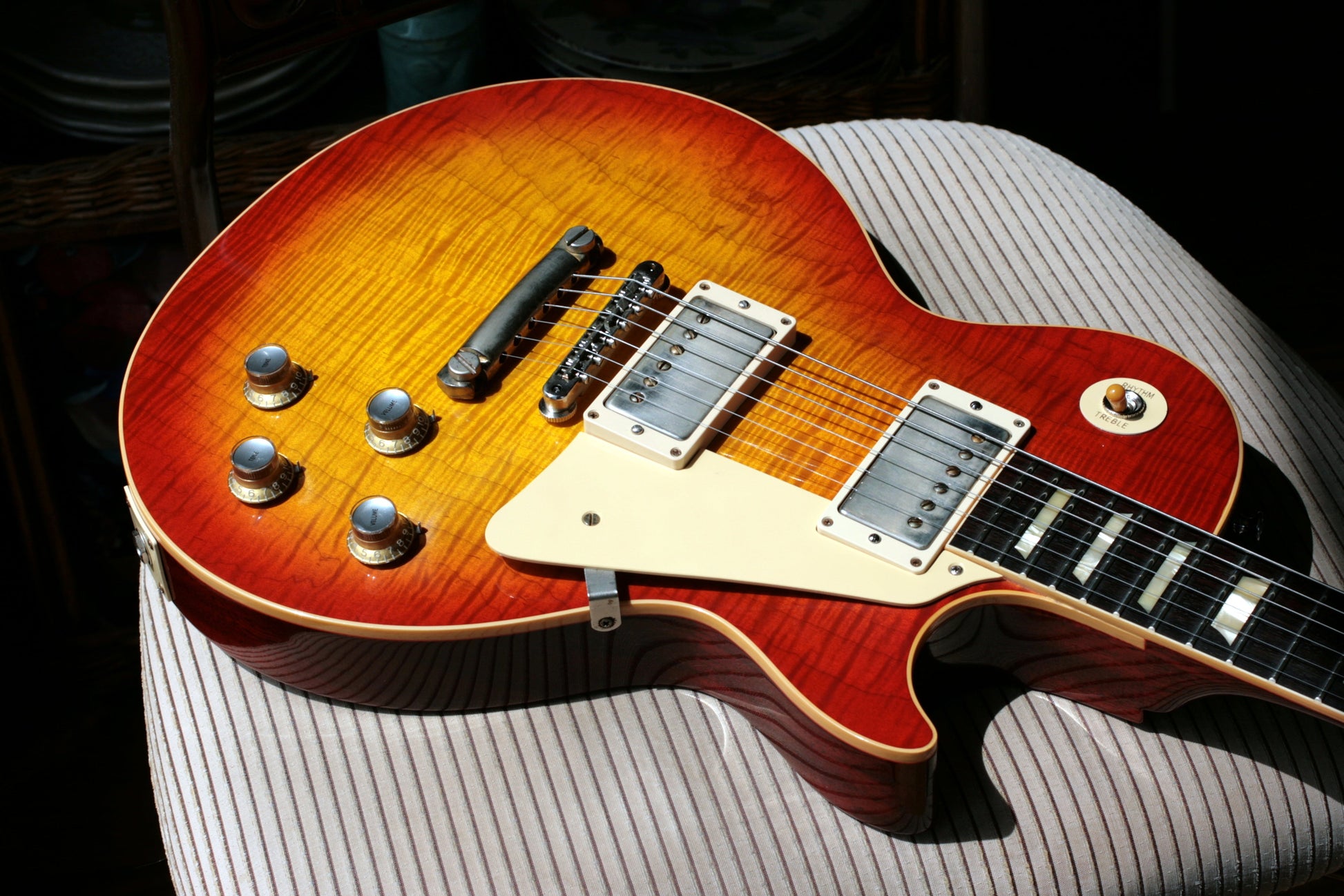 2019 Gibson 1960 Les Paul Historic '60 Reissue R0 Custom Shop Washed Cherry Sunburst