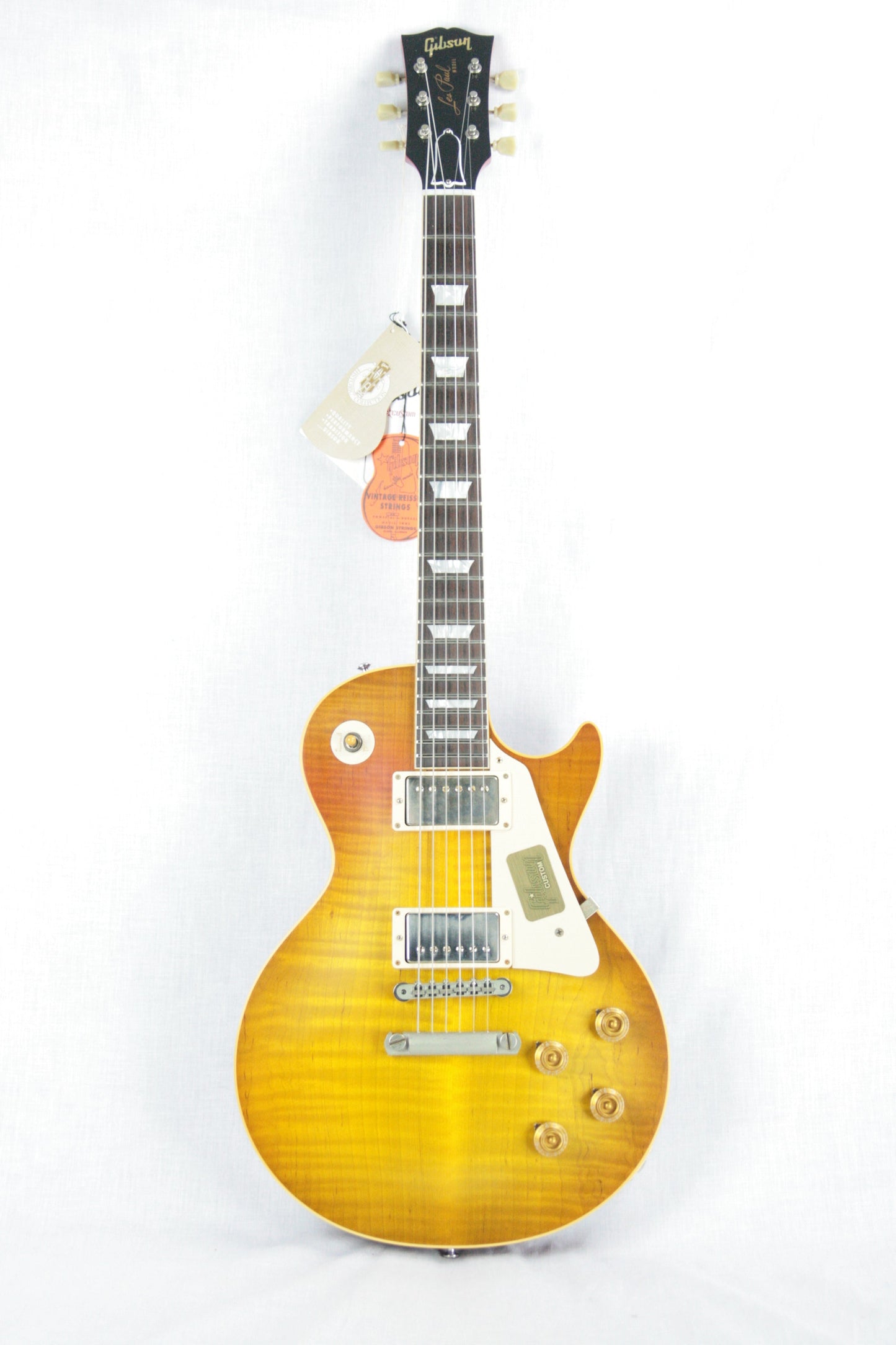 FLAMETOP 1958 Gibson Mark Knopfler VOS Les Paul Custom Shop Historic 58 R8 Lightweight! THE BEST!