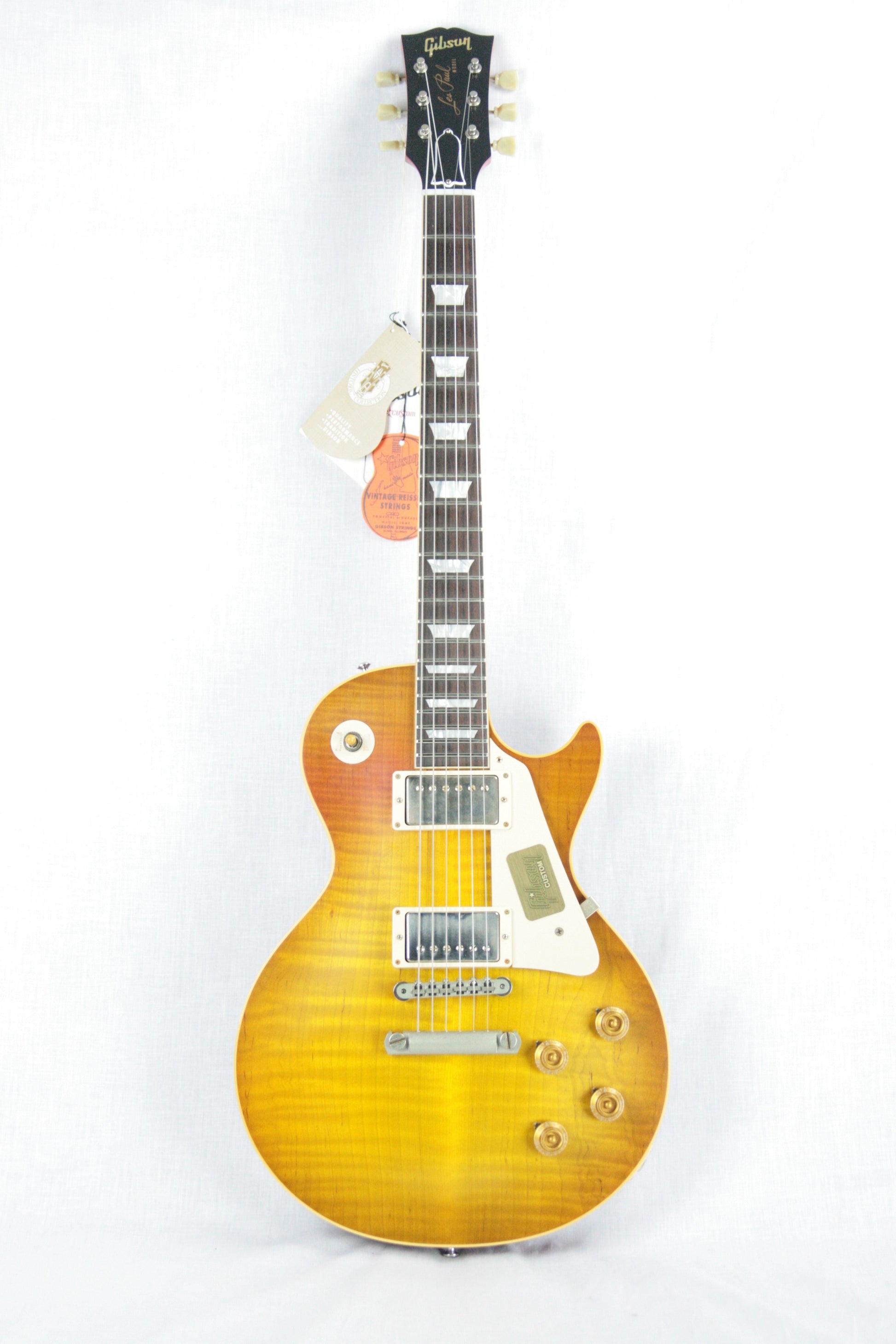 FLAMETOP 1958 Gibson Mark Knopfler VOS Les Paul Custom Shop Historic 58 R8 Lightweight! THE BEST!