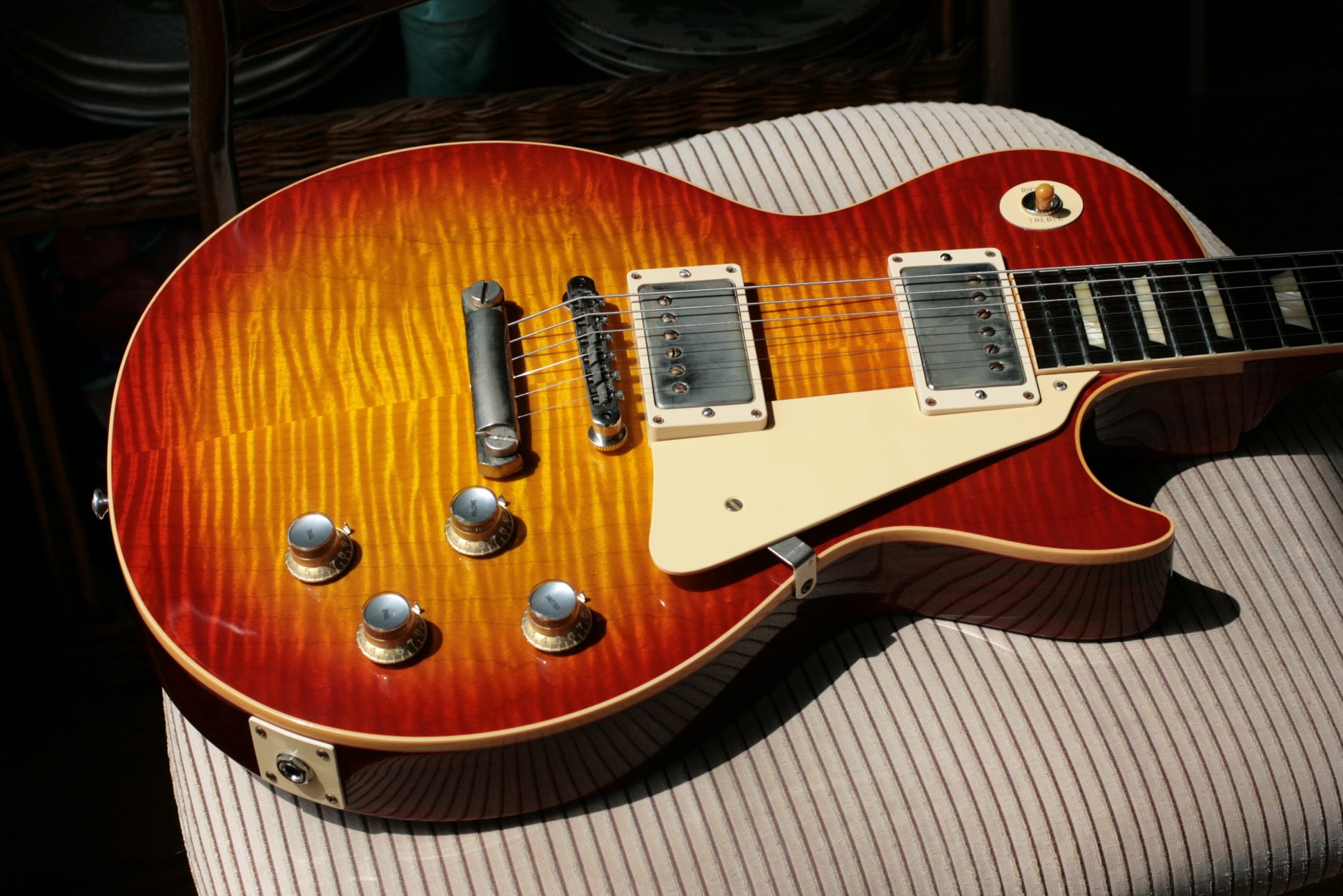 2019 Gibson 1960 Les Paul Historic '60 Reissue R0 Custom Shop Washed Cherry Sunburst