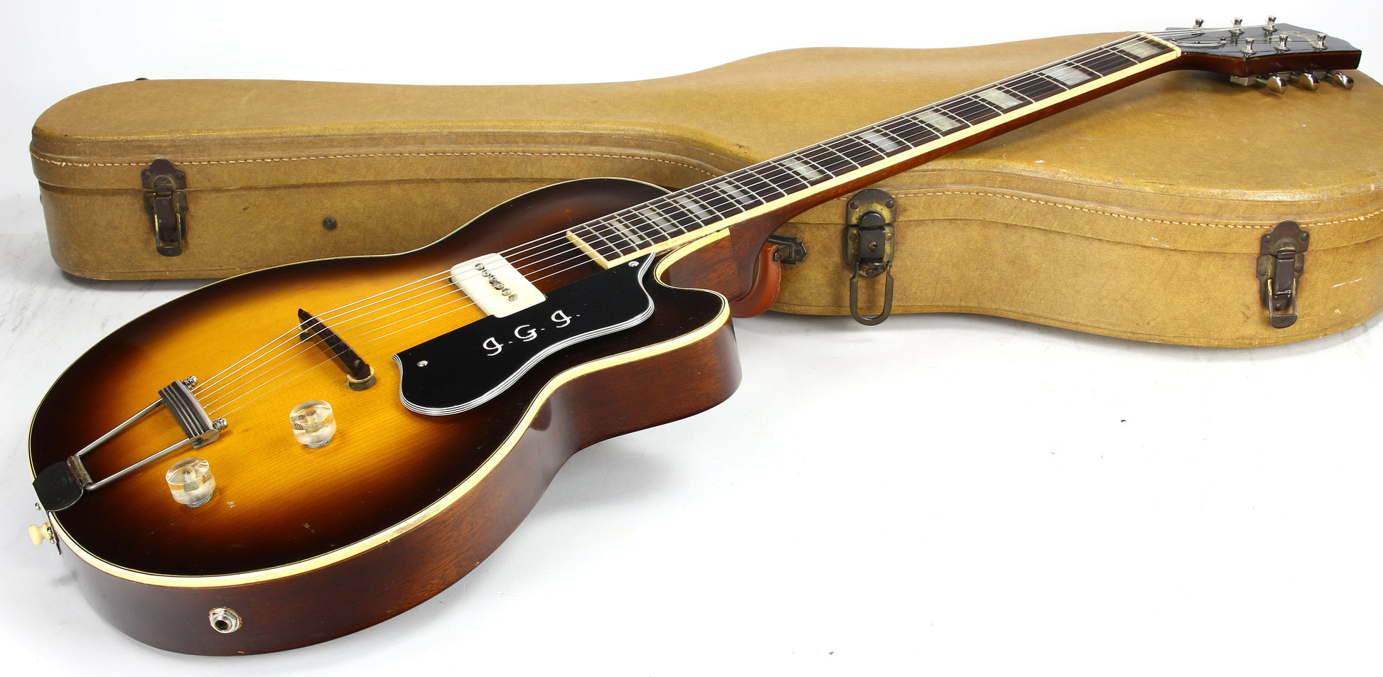 EXTREMELY RARE! 1956 Guild M-75 Aristocrat Custom Order ONE Single Franz Pickup - 1950's Les Paul Competitor!