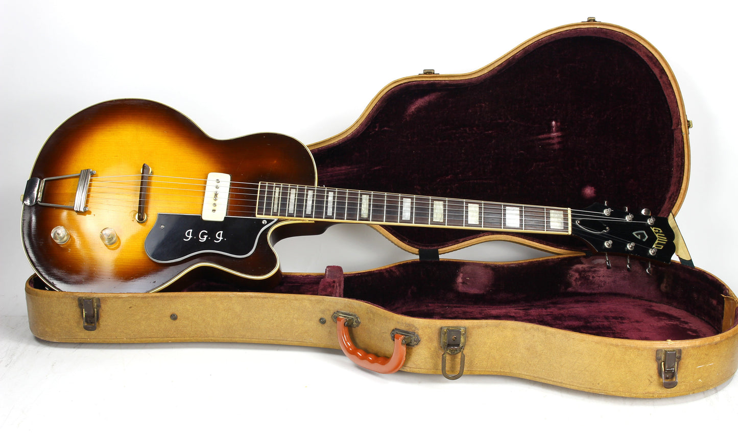 EXTREMELY RARE! 1956 Guild M-75 Aristocrat Custom Order ONE Single Franz Pickup - 1950's Les Paul Competitor!