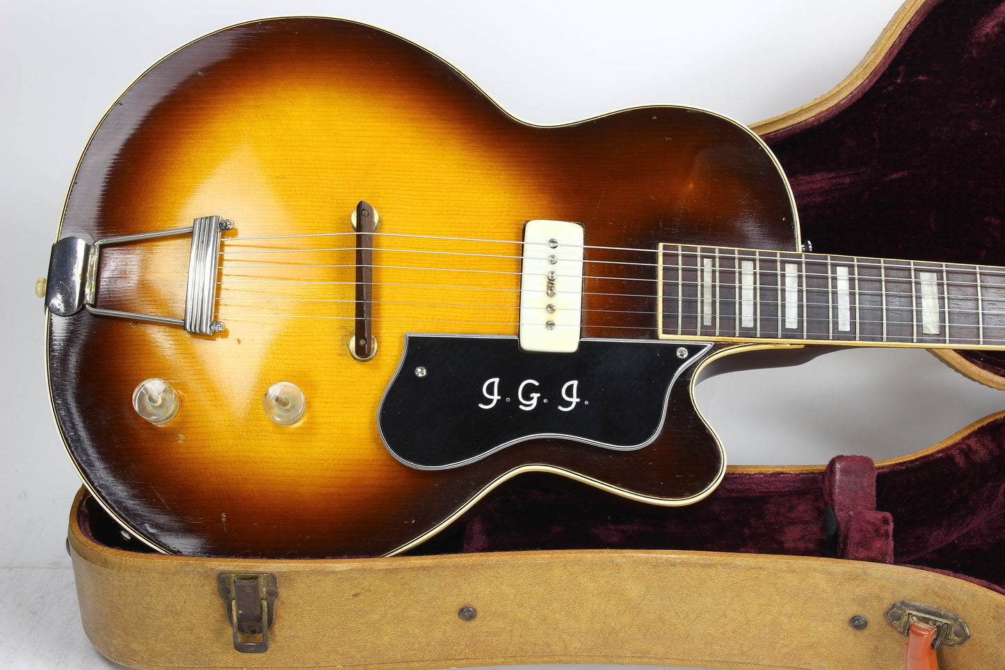 EXTREMELY RARE! 1956 Guild M-75 Aristocrat Custom Order ONE Single Franz Pickup - 1950's Les Paul Competitor!