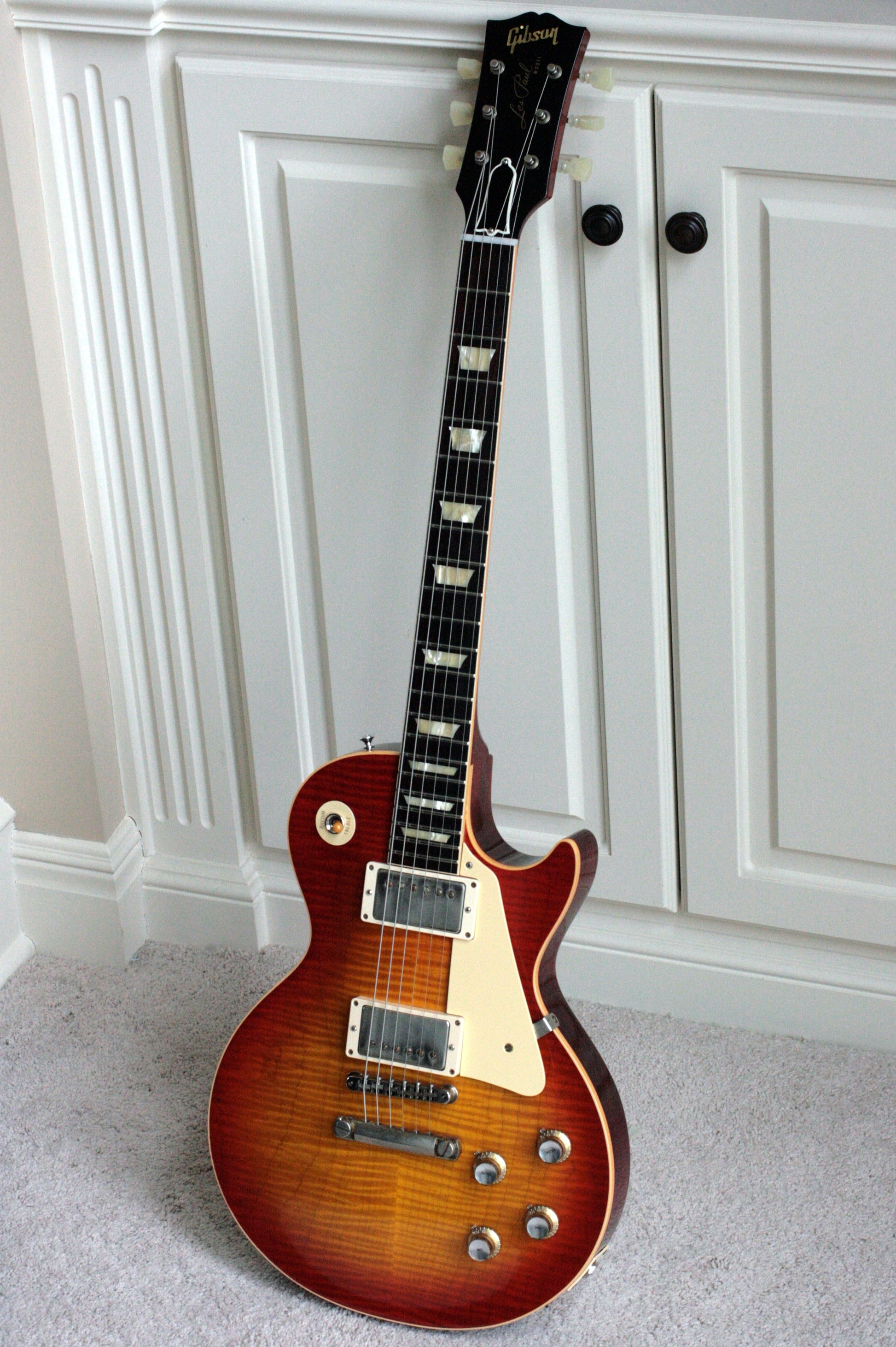 2019 Gibson 1960 Les Paul Historic '60 Reissue R0 Custom Shop Washed Cherry Sunburst