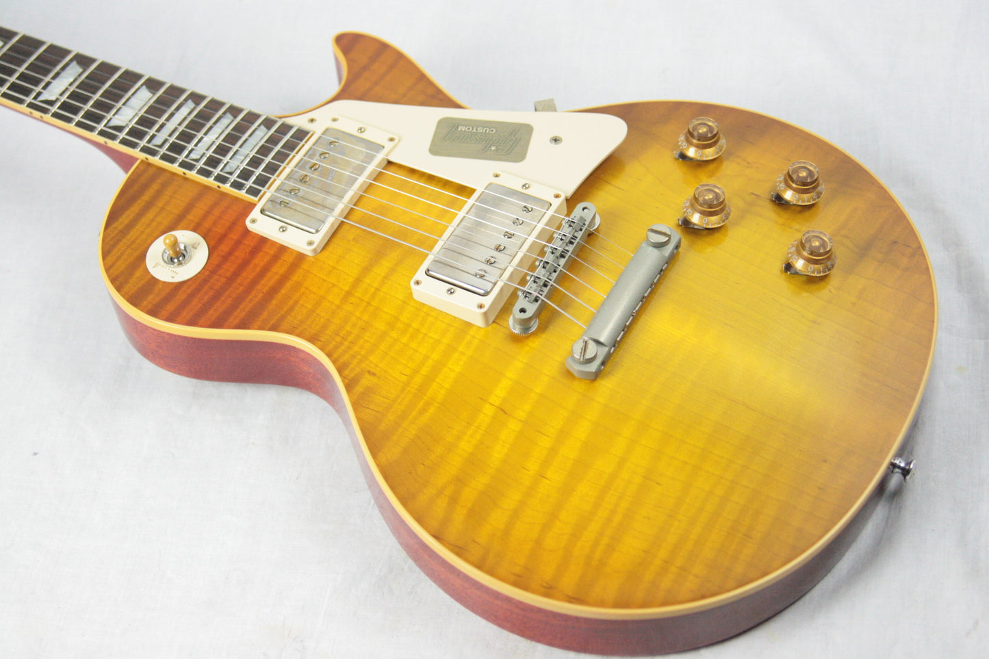 FLAMETOP 1958 Gibson Mark Knopfler VOS Les Paul Custom Shop Historic 58 R8 Lightweight! THE BEST!
