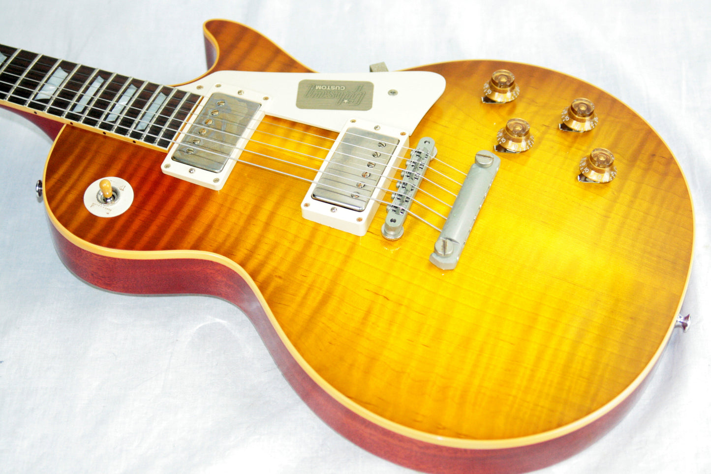 FLAMETOP 1958 Gibson Mark Knopfler VOS Les Paul Custom Shop Historic 58 R8 Lightweight! THE BEST!