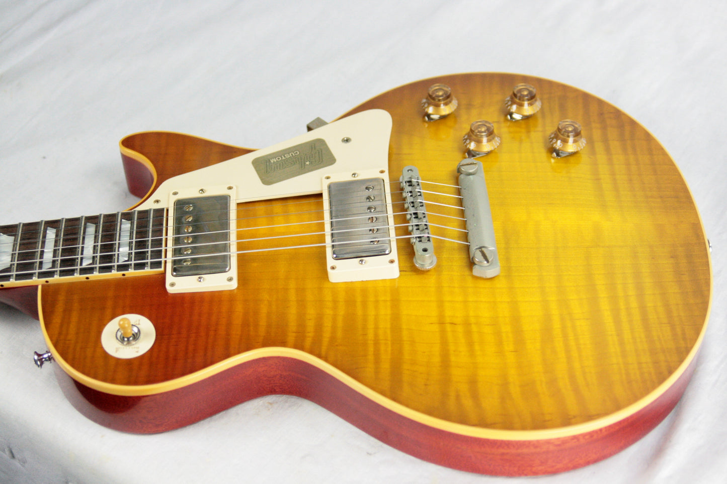 FLAMETOP 1958 Gibson Mark Knopfler VOS Les Paul Custom Shop Historic 58 R8 Lightweight! THE BEST!