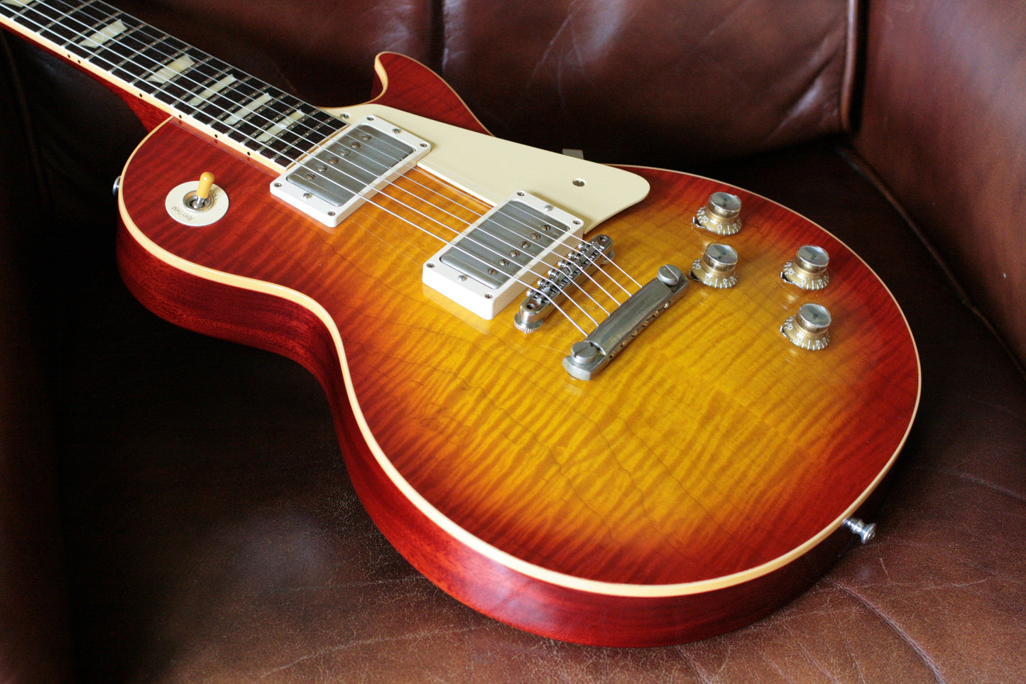 2019 Gibson 1960 Les Paul Historic '60 Reissue R0 Custom Shop Washed Cherry Sunburst