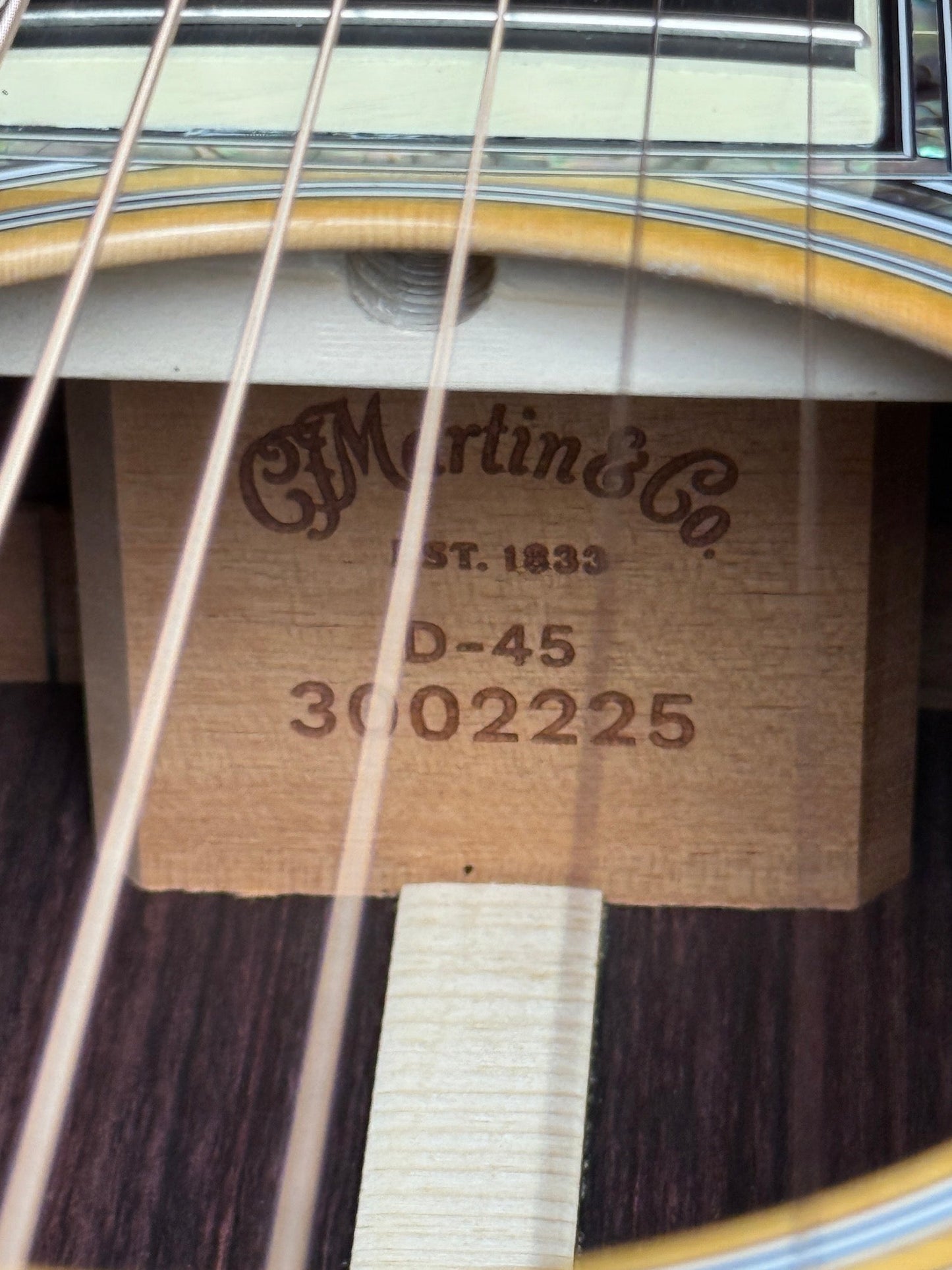 Martin D-45 Acoustic Guitar - Natural