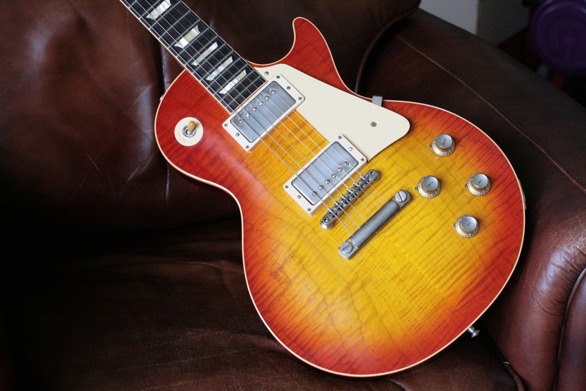 2019 Gibson 1960 Les Paul Historic '60 Reissue R0 Custom Shop Washed Cherry Sunburst