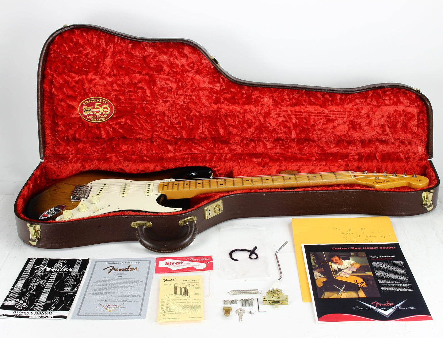 2004 Fender Masterbuilt '54 Stratocaster YURIY SHISHKOV 50th Anniversary Custom Shop Strat 1954