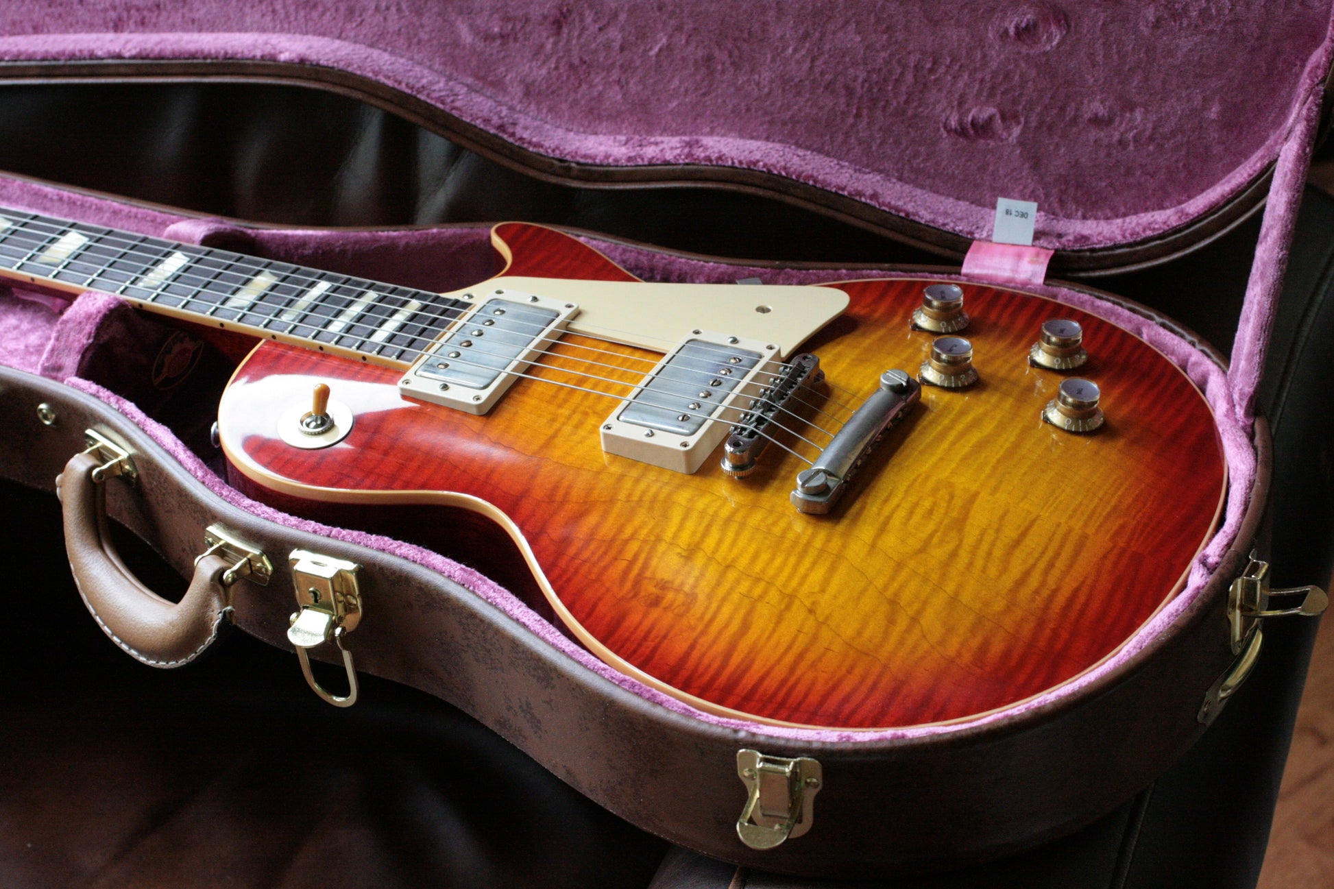 2019 Gibson 1960 Les Paul Historic '60 Reissue R0 Custom Shop Washed Cherry Sunburst