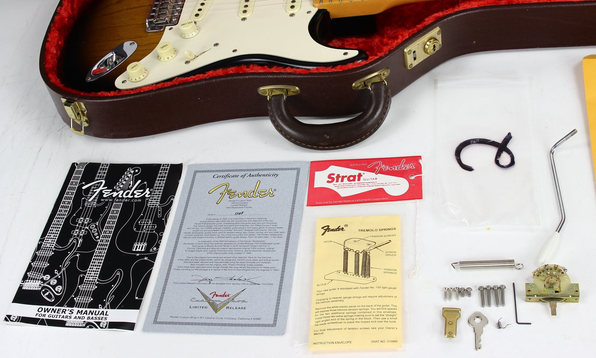 2004 Fender Masterbuilt '54 Stratocaster YURIY SHISHKOV 50th Anniversary Custom Shop Strat 1954